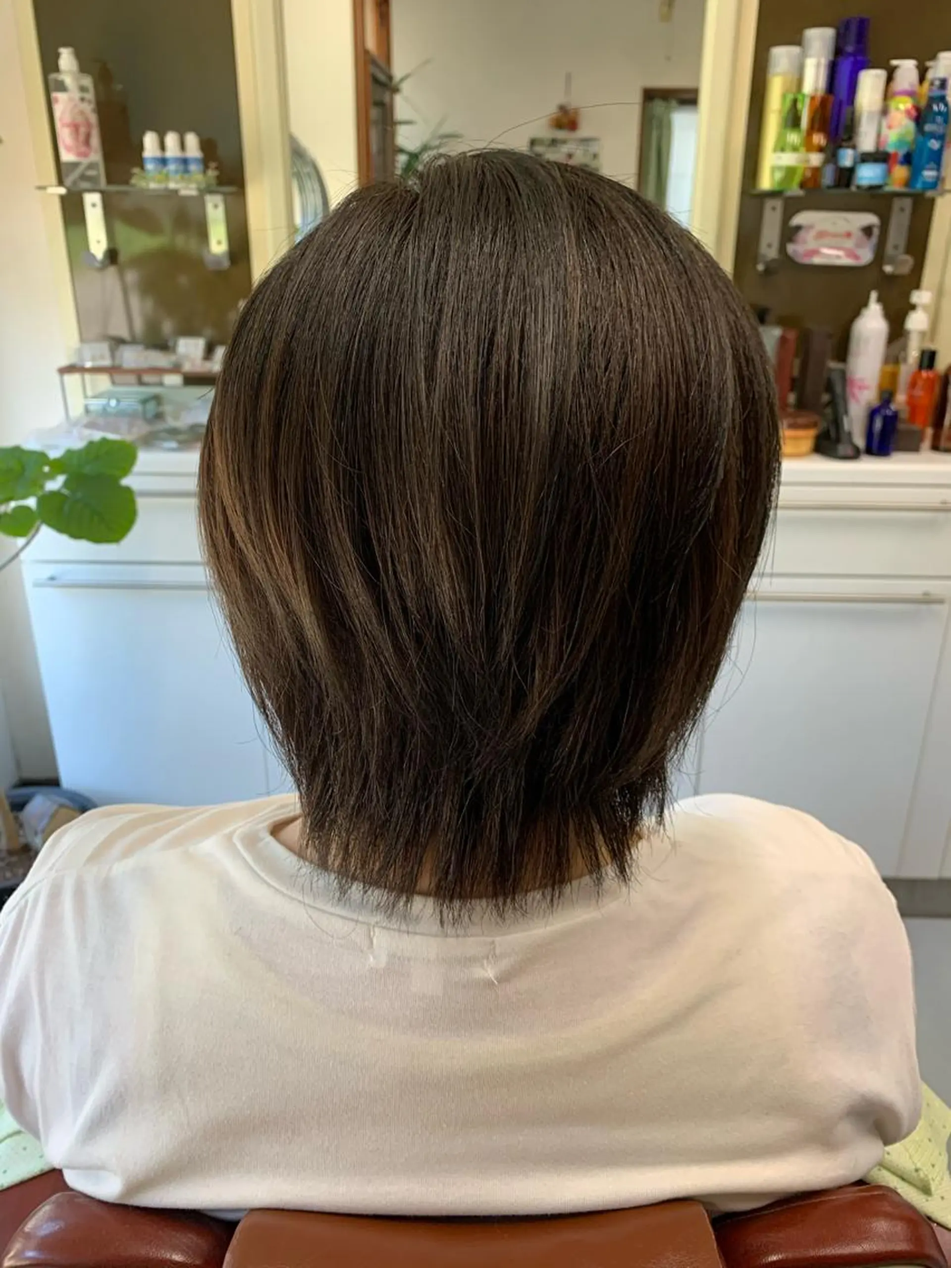 ショート カラー ハイトーンカラー カット ヘアカラー トリートメント ストウ ナナエのヘアスタイル