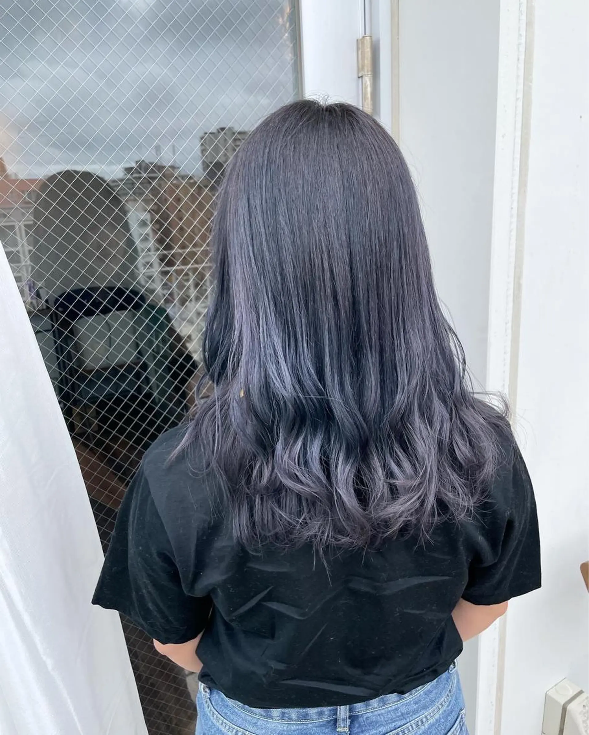 セミロング カラー ヘアカラー トリートメント Lull (シェアサロンReco VIProom)所属・Lull1人美容室 バレイヤージュのヘアスタイル