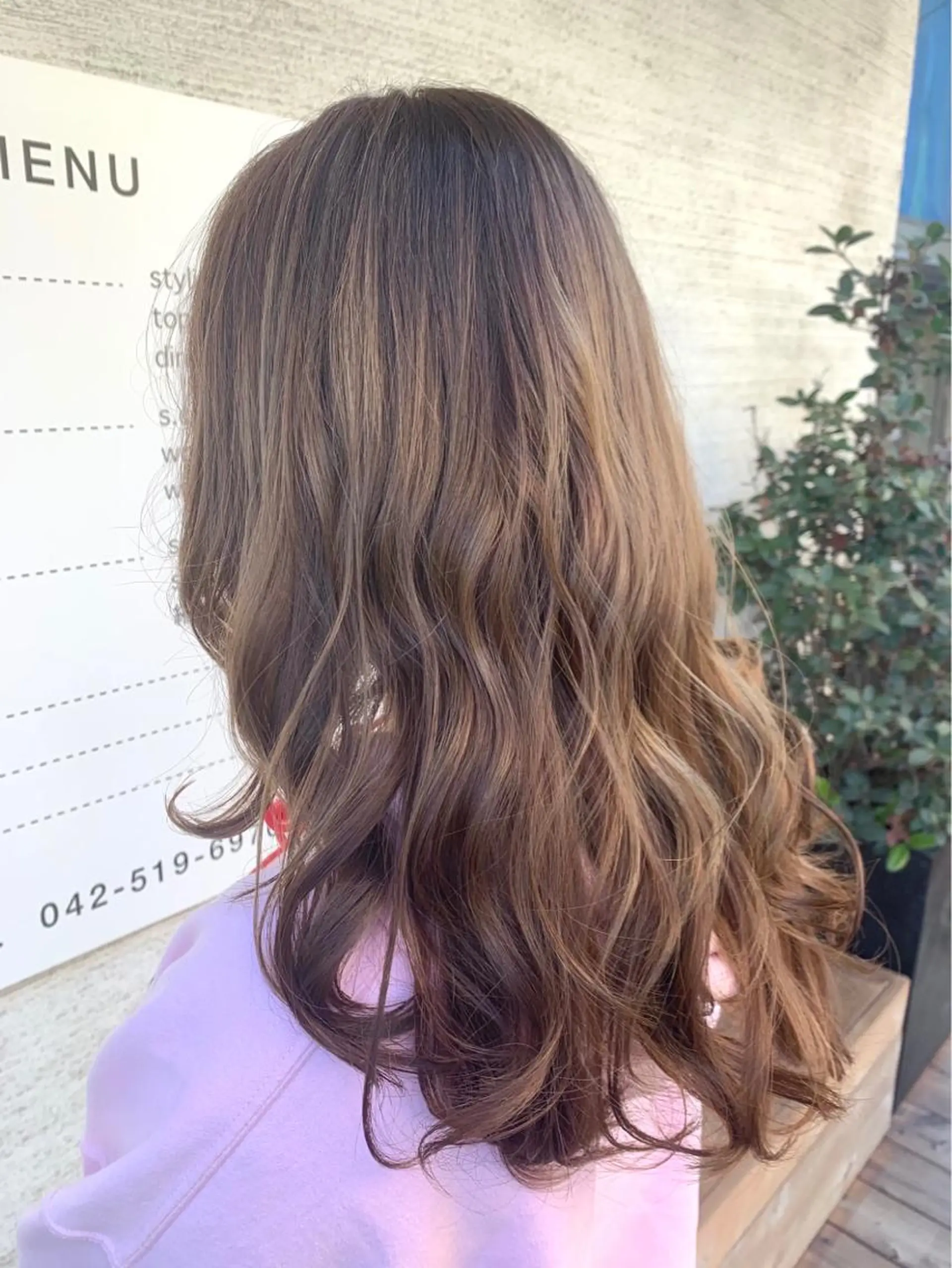 カラー 透明感カラー ダブルカラー RIO .のヘアスタイル