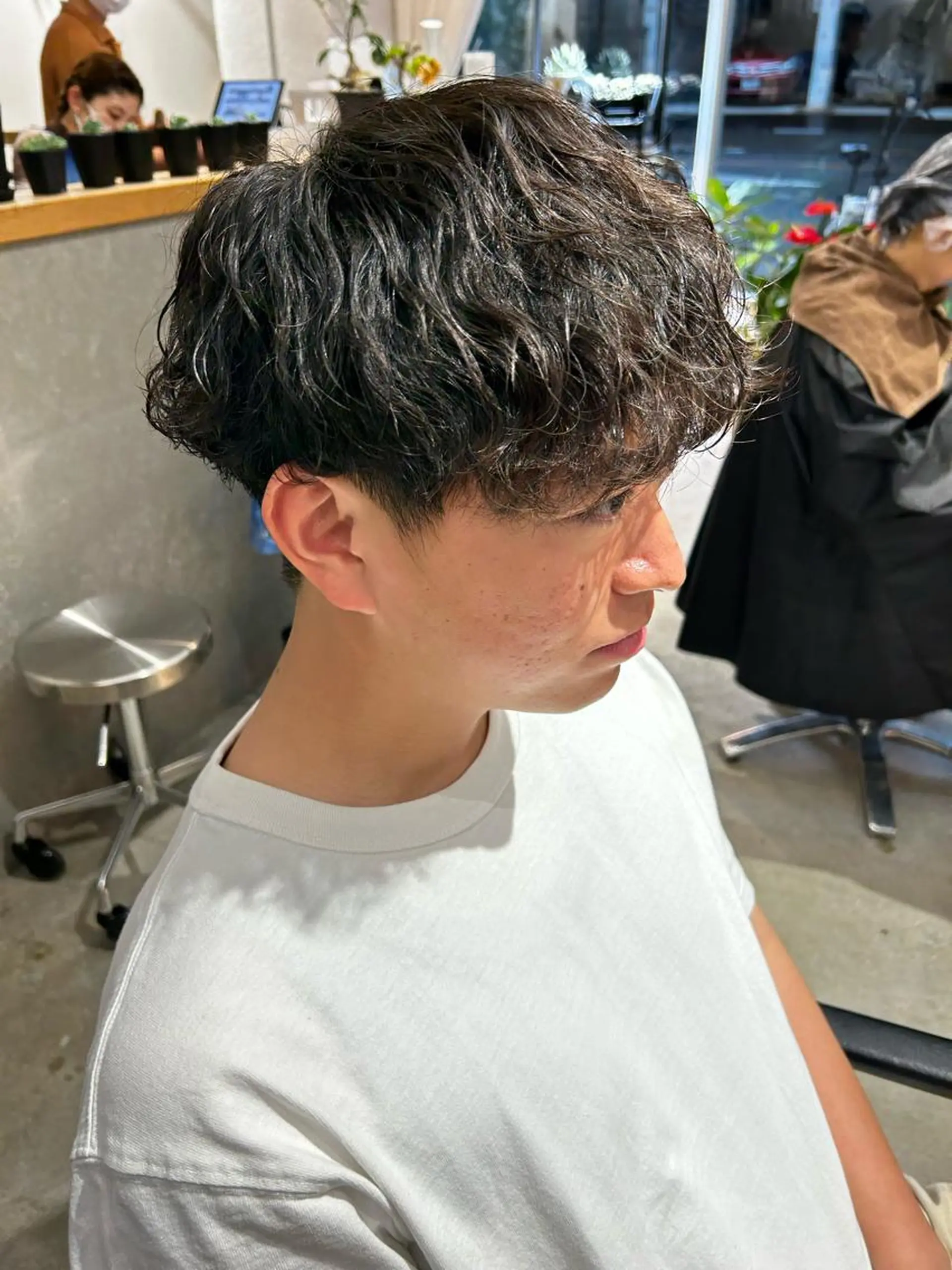 パーマ メンズ BATON所属・なかじま しほののヘアスタイル