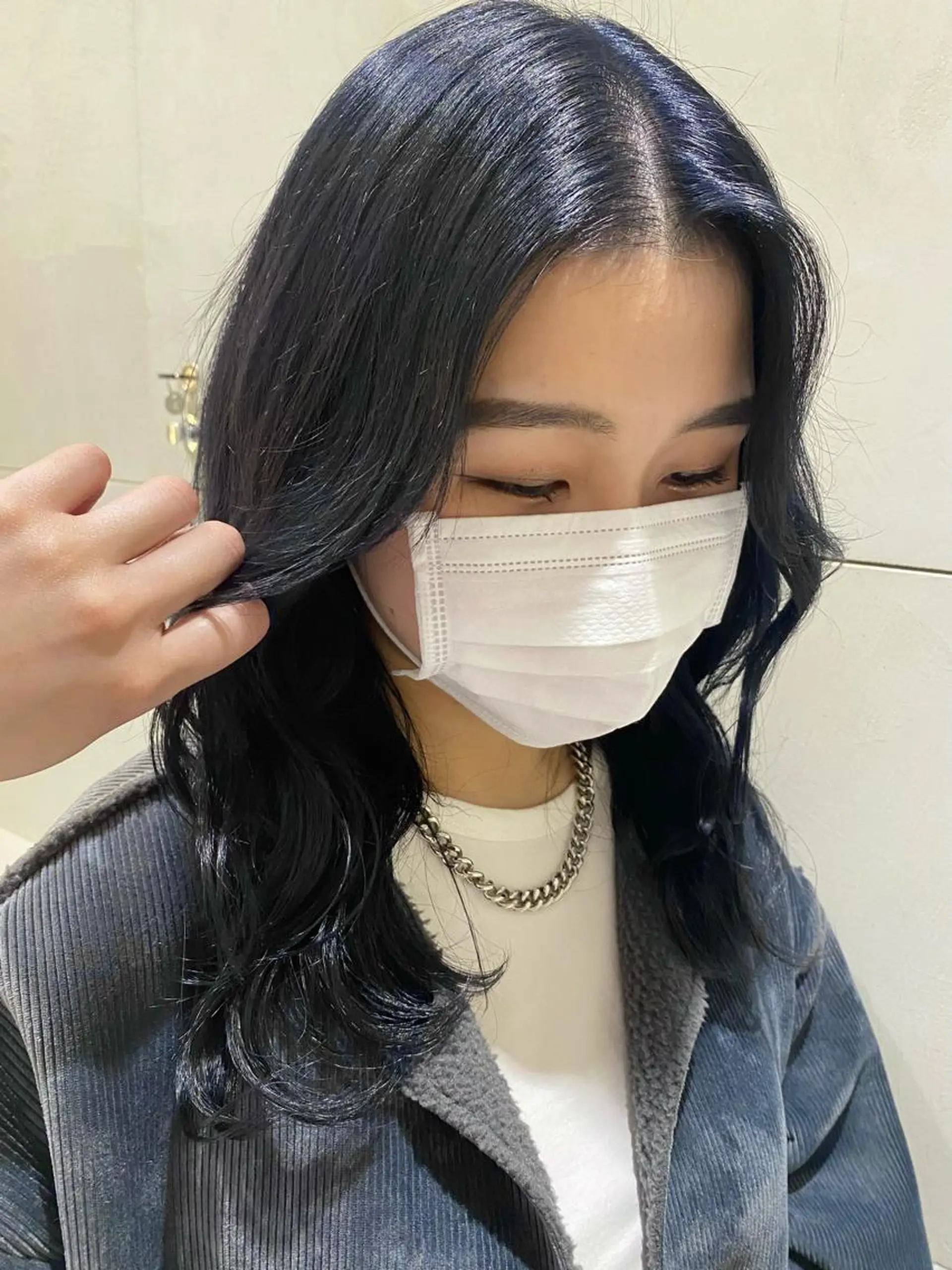 ロング カラー ブリーチ ダブルカラー ブリーチなしカラー 艶感/ナチュラル 🩵amiのヘアスタイル