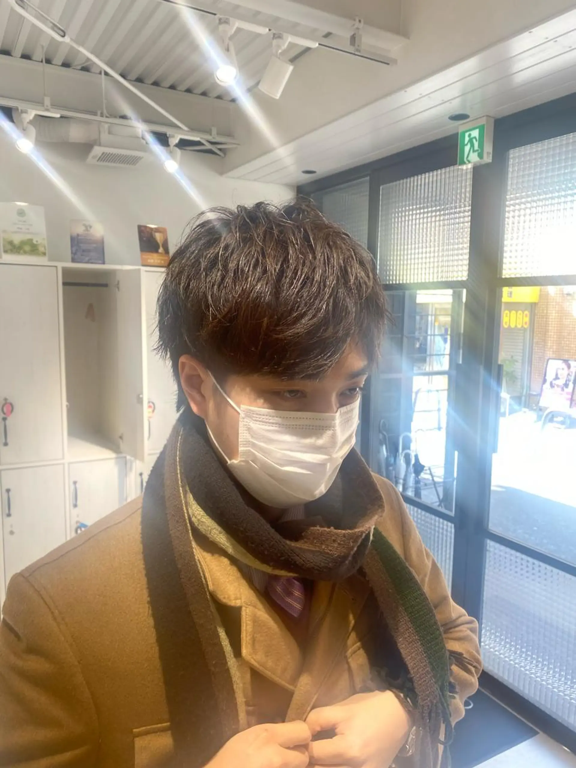 ショート メンズ マッシュ 刈り上げ カット 縮毛矯正とブリーチ /杉村凜汰郎のヘアスタイル