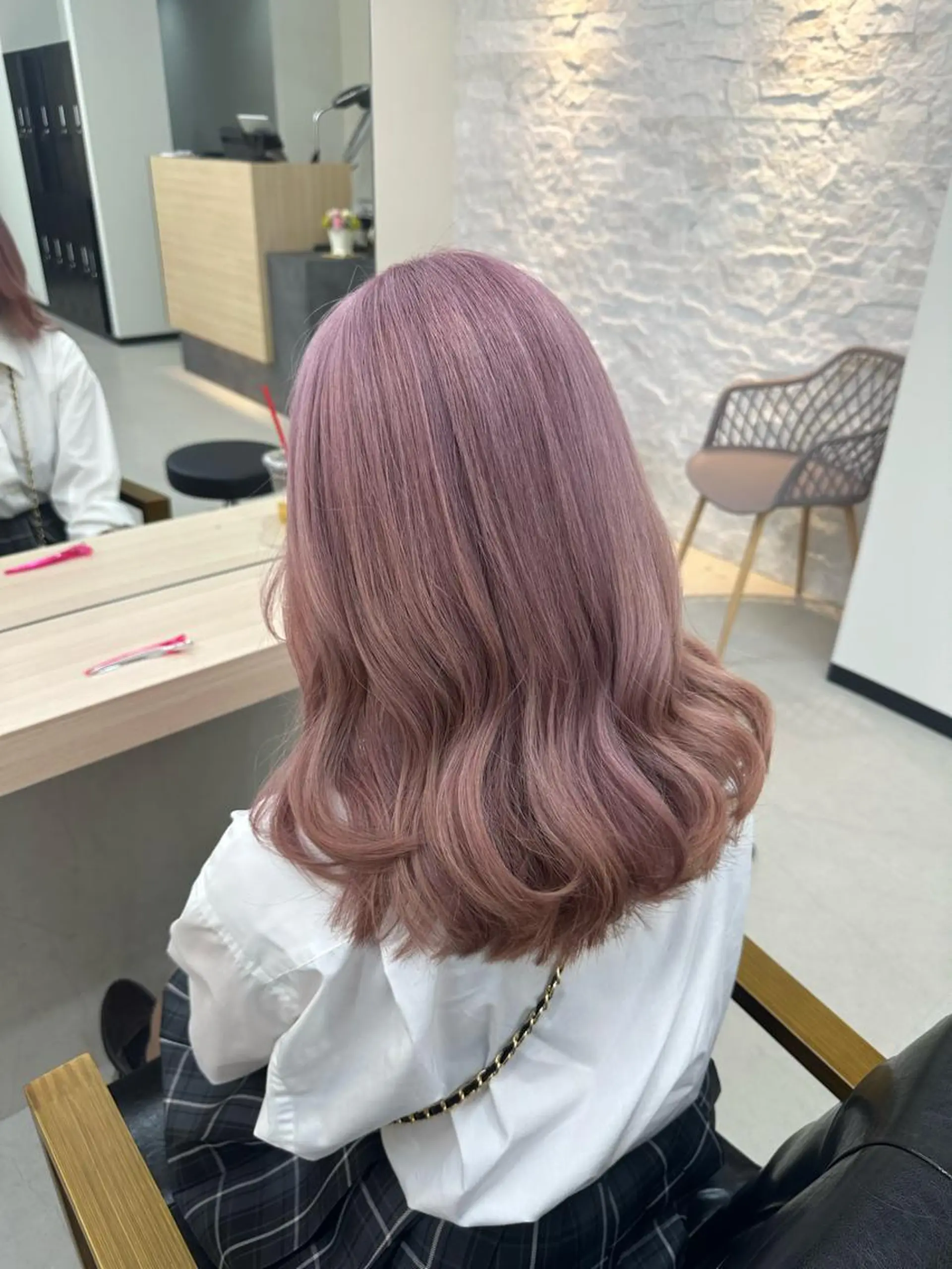 セミロング カラー カット ヘアカラー トリートメント 𝐑𝐲𝐮𝐤𝐢 【店長】ALEAPのヘアスタイル