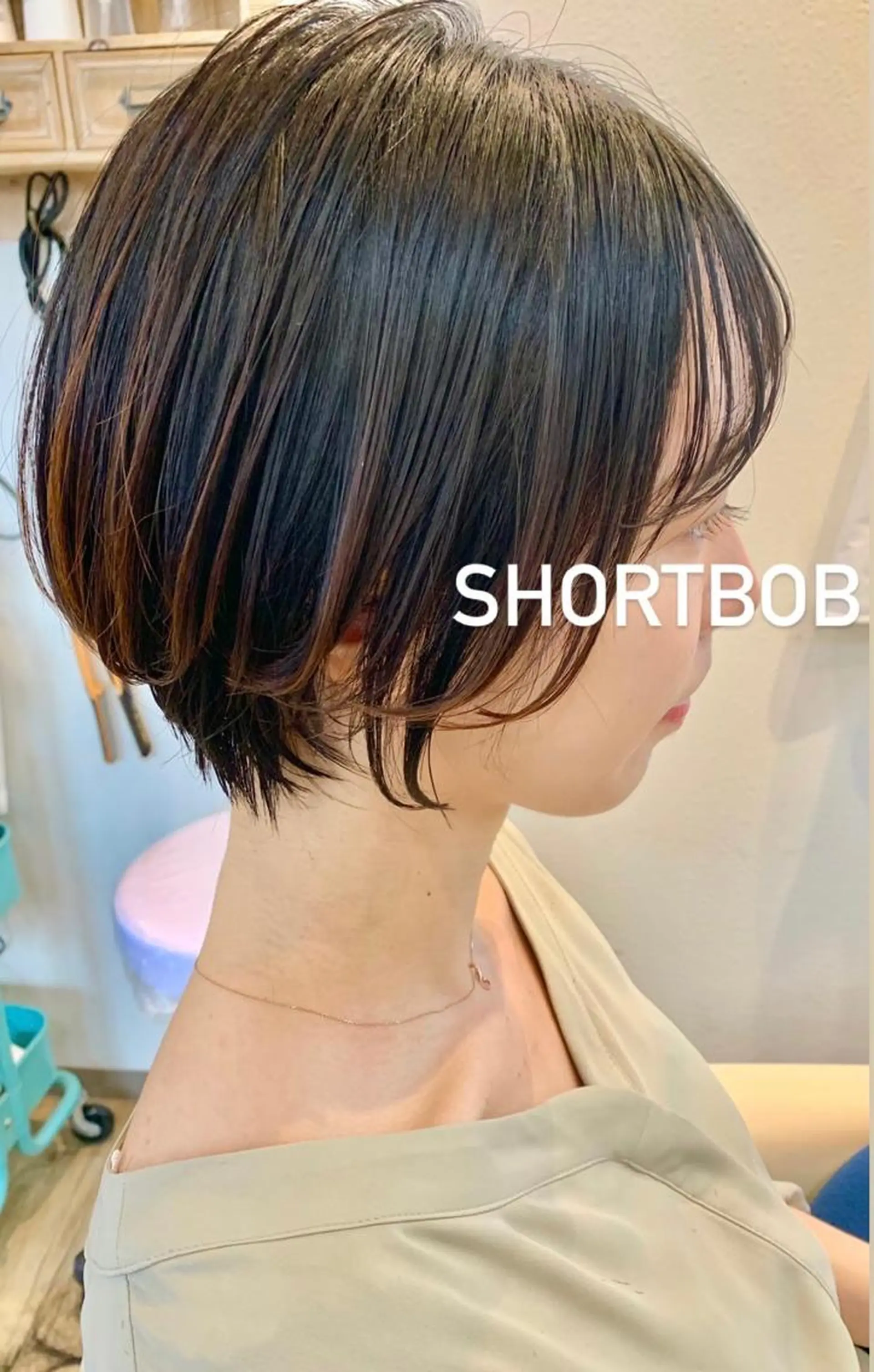 ショート ショートボブ ボブ ショートヘア BEAUTECONCIER柏所属・トレンドパーマ 加藤菜月のヘアスタイル