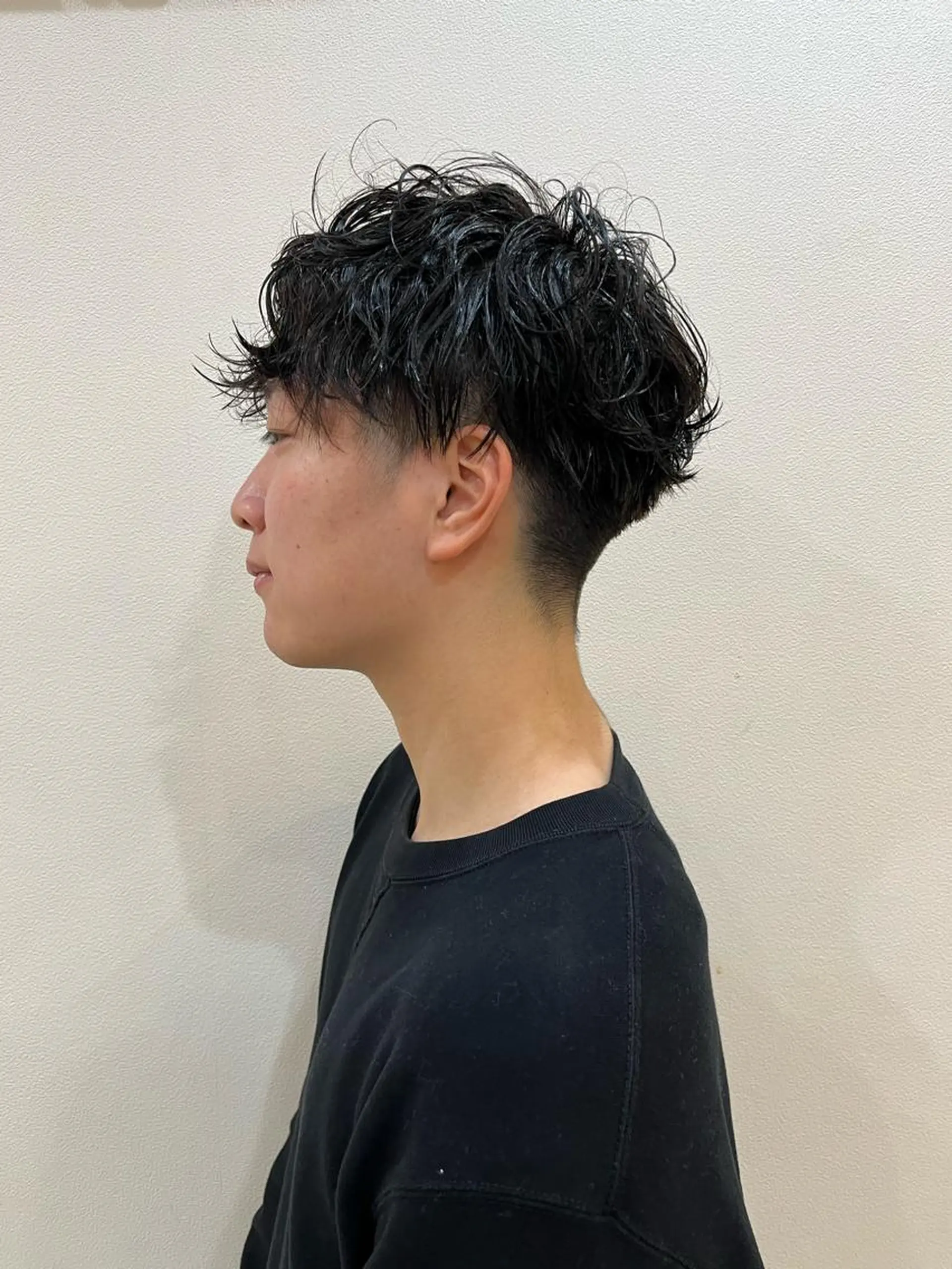 ショート パーマ メンズ カット パーマ トータルビューティー K:R鶴川のヘアスタイル