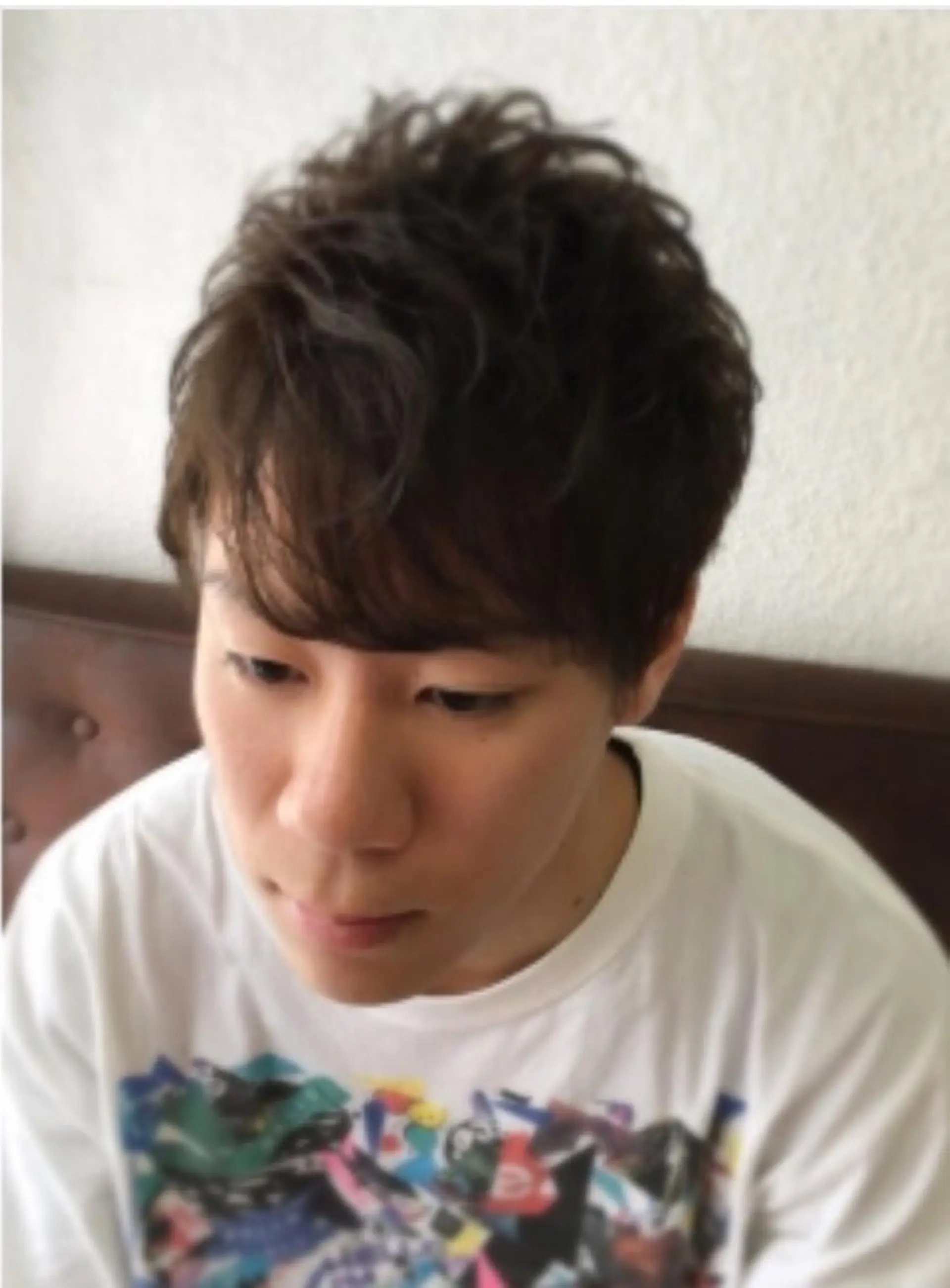 パーマ メンズ 櫛引 健太のヘアスタイル