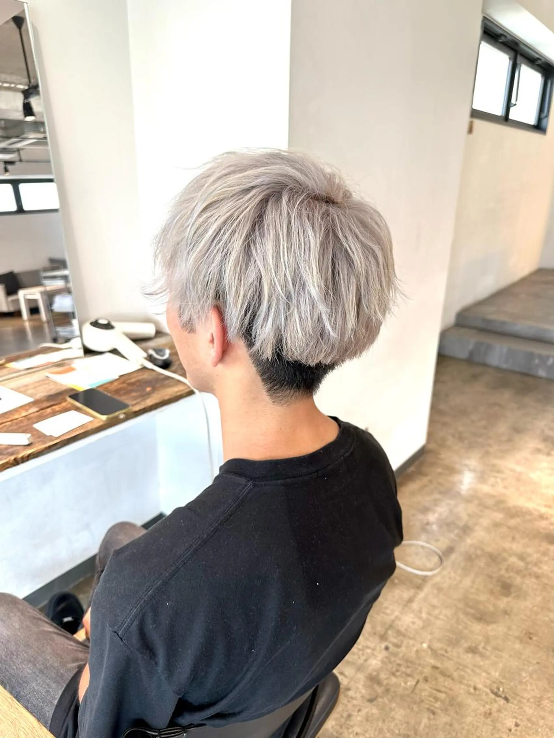 メンズ メンズブリーチ メンズハイトーン マッシュ メンズパーマ メンズツイストパーマ カット ヘアカラー トリートメント 骨格補正施術/メンズ 専門美容師/YUYAのヘアスタイル