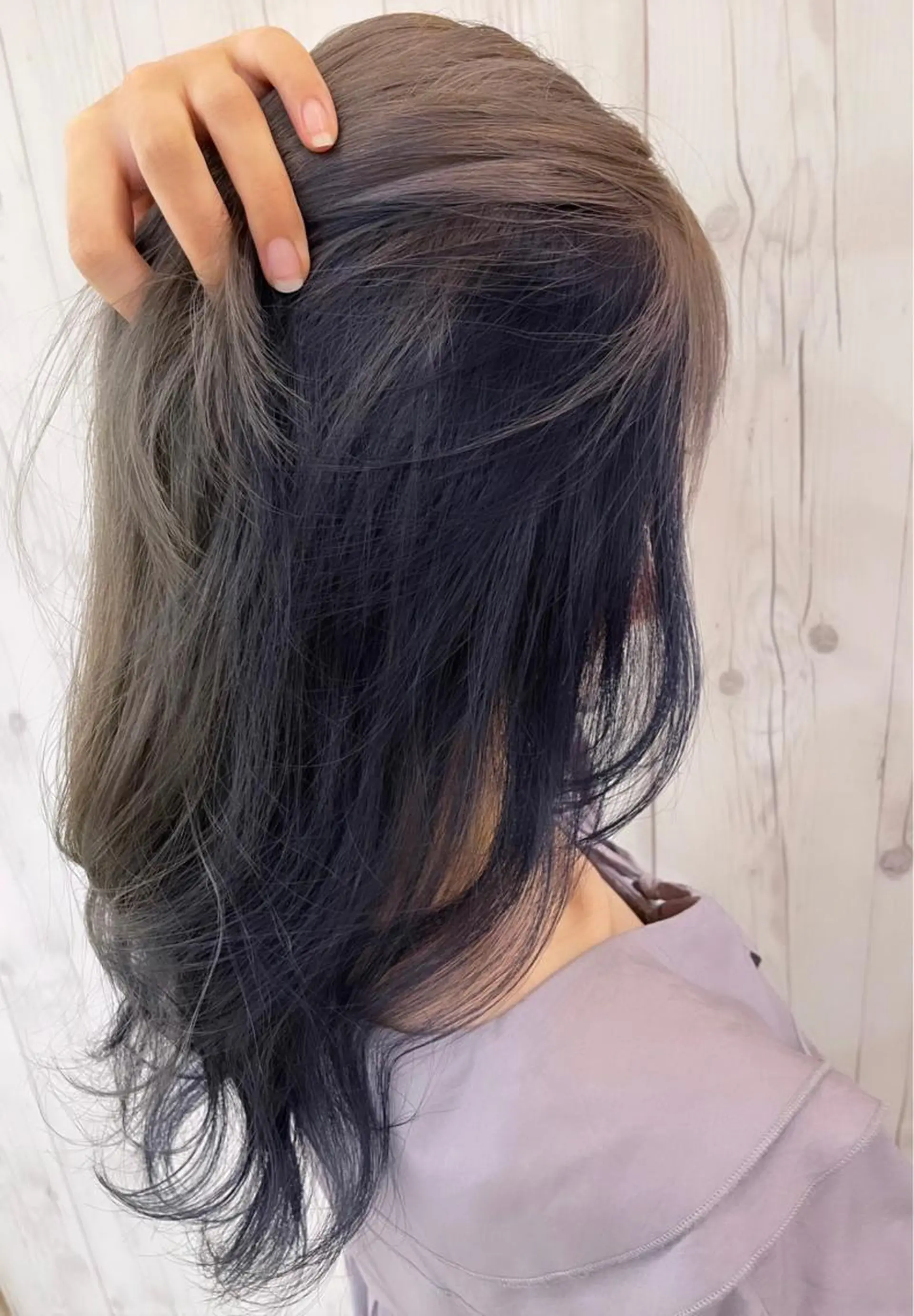 カラー ブルーカラー ヘアカラー 名古屋のピンク好き かずくん🦩のヘアスタイル