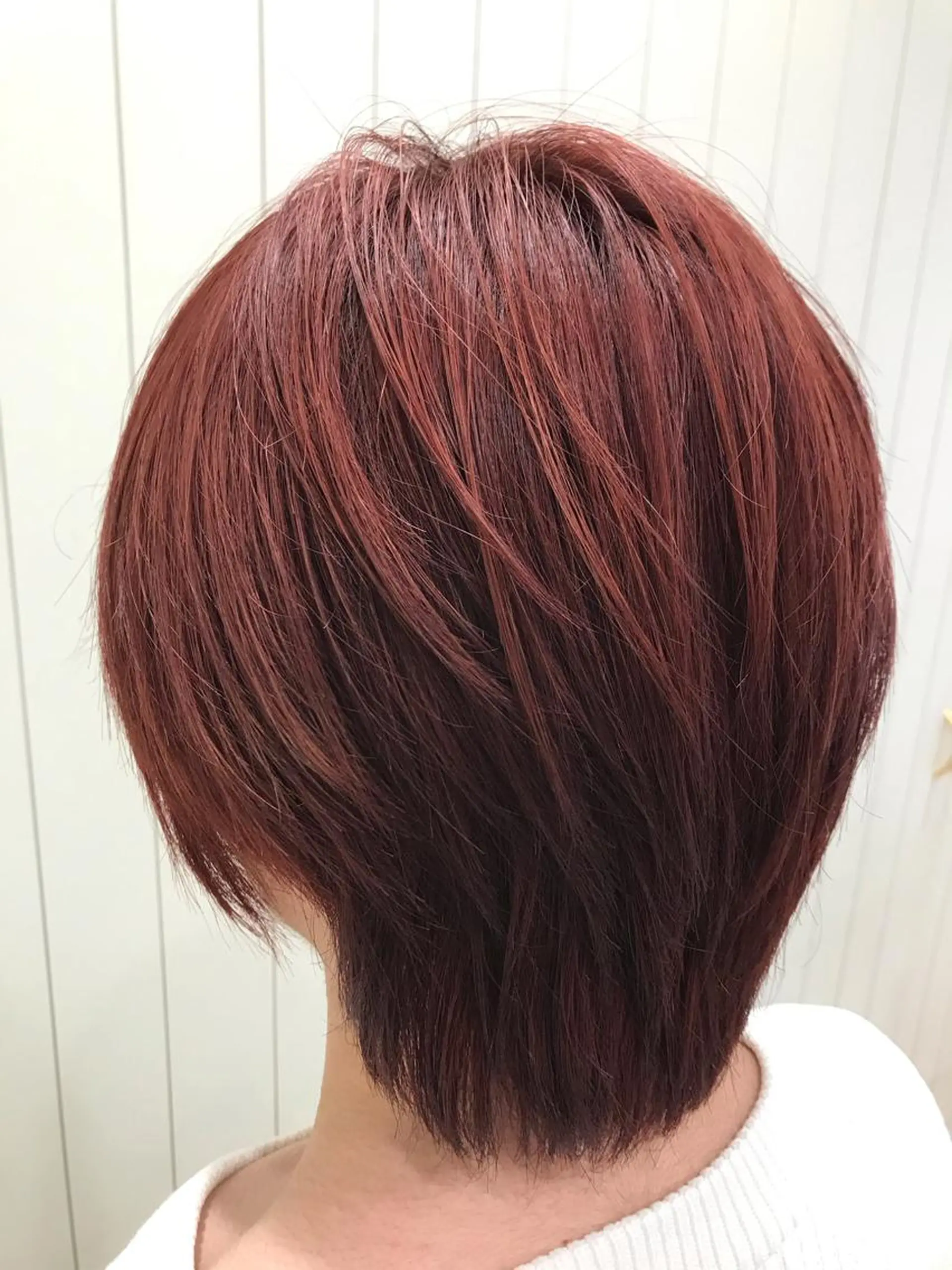 ショート カラー ブラウンカラー チョコレートブラウン Shingo #パーマのヘアスタイル