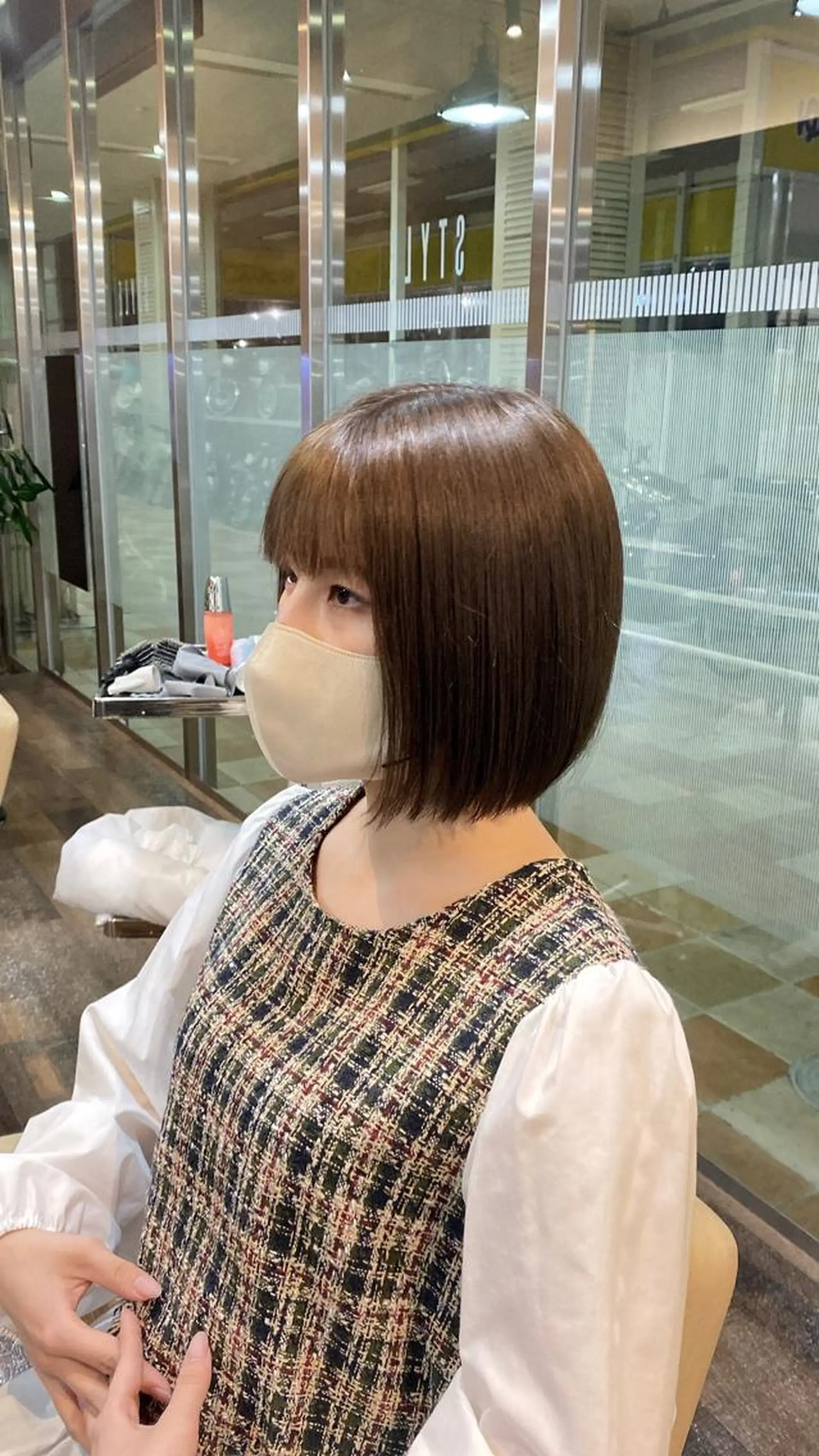 ミディアム カット ヘアカラー トリートメント STYLE エキシティ店所属・【似合わせパーマ】 STYLE 杉原　魁のヘアスタイル