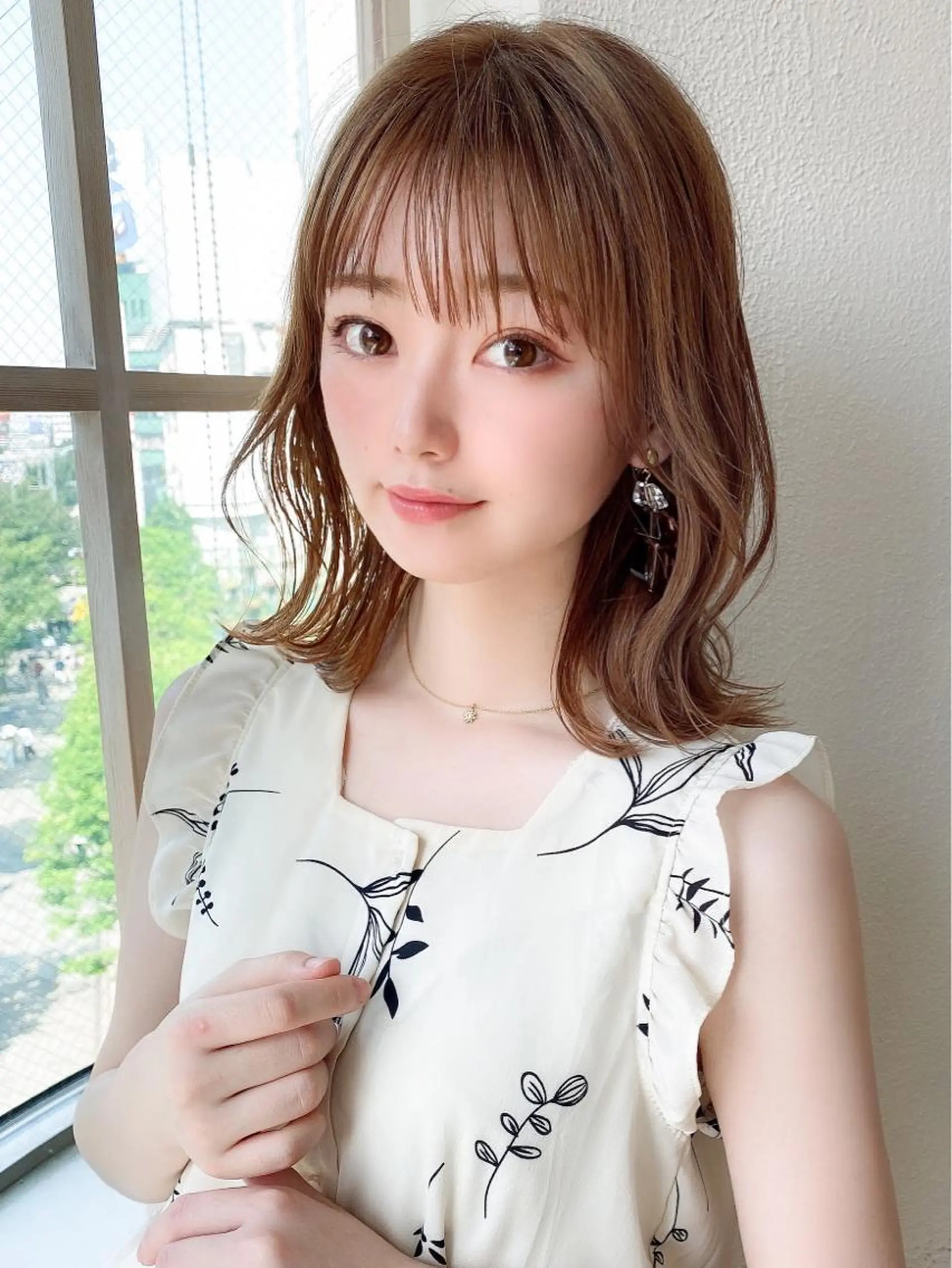 ミディアム ヘアアレンジ カット トリートメント ヘアセット FERiCIA. 表参道所属・レイヤーカット 🪄吉野翔悟のヘアスタイル