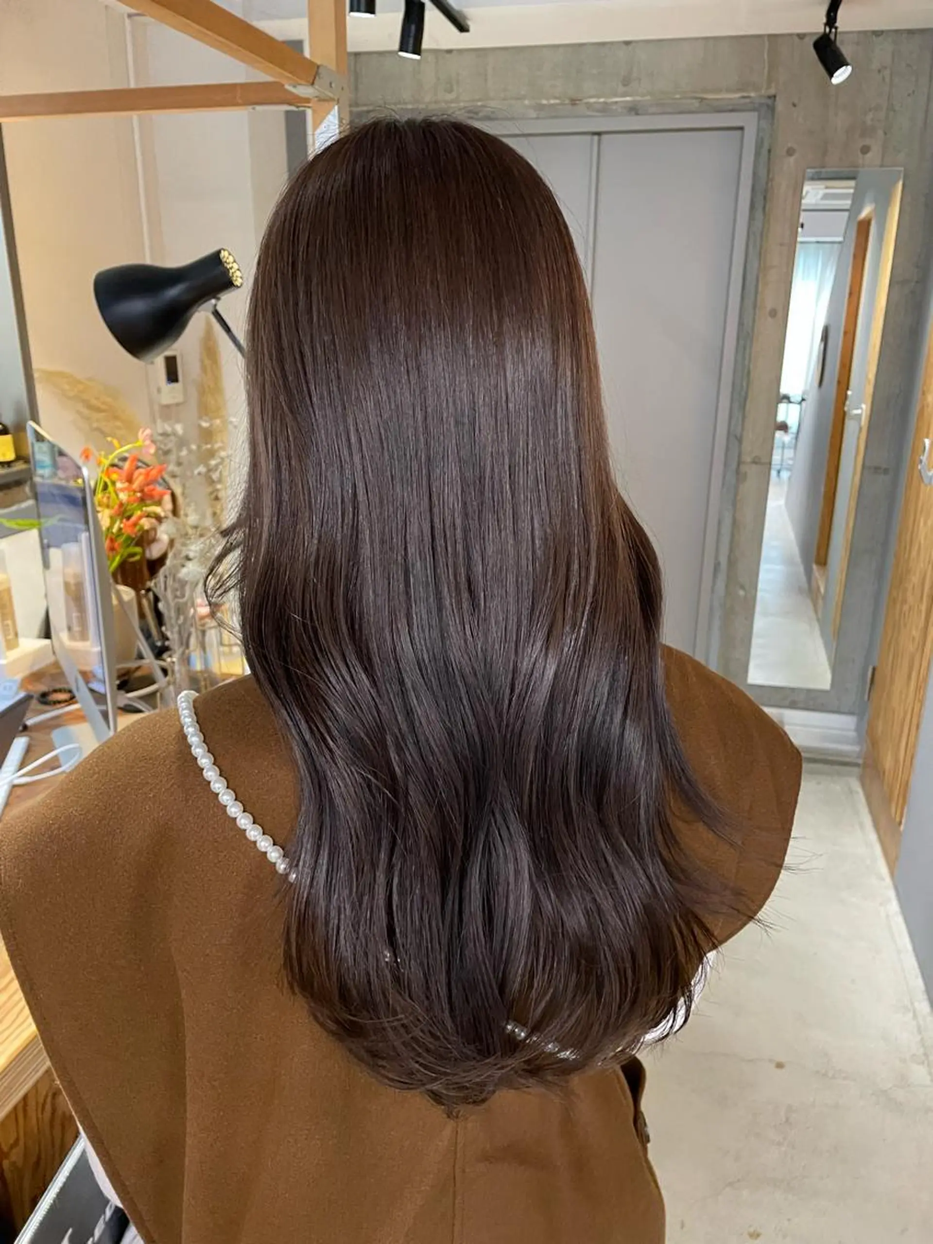 ロング カラー ヘアアレンジ ラベンダーカラー CEINE OUR ‪🍒なつきのヘアスタイル