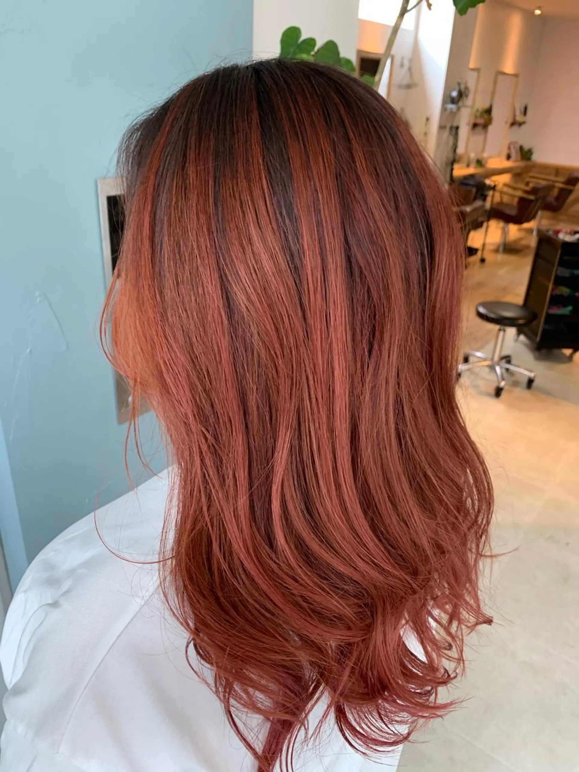 ロング カラー カット ヘアカラー トリートメント 船津武俊 フナツタケトシのヘアスタイル