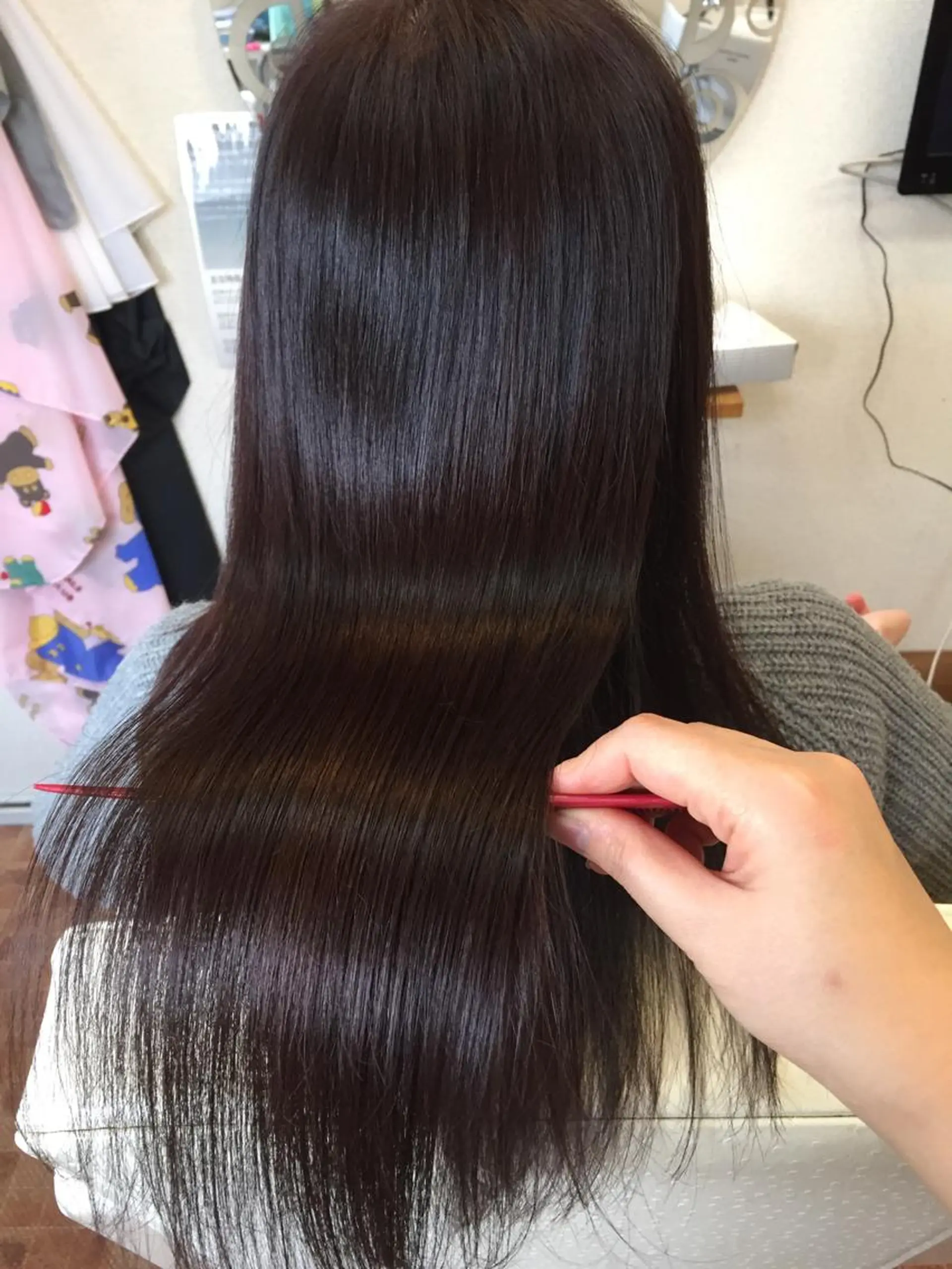 セミロング カラー パーマ hair design PAPISTA所属・中村 祐美可のヘアスタイル