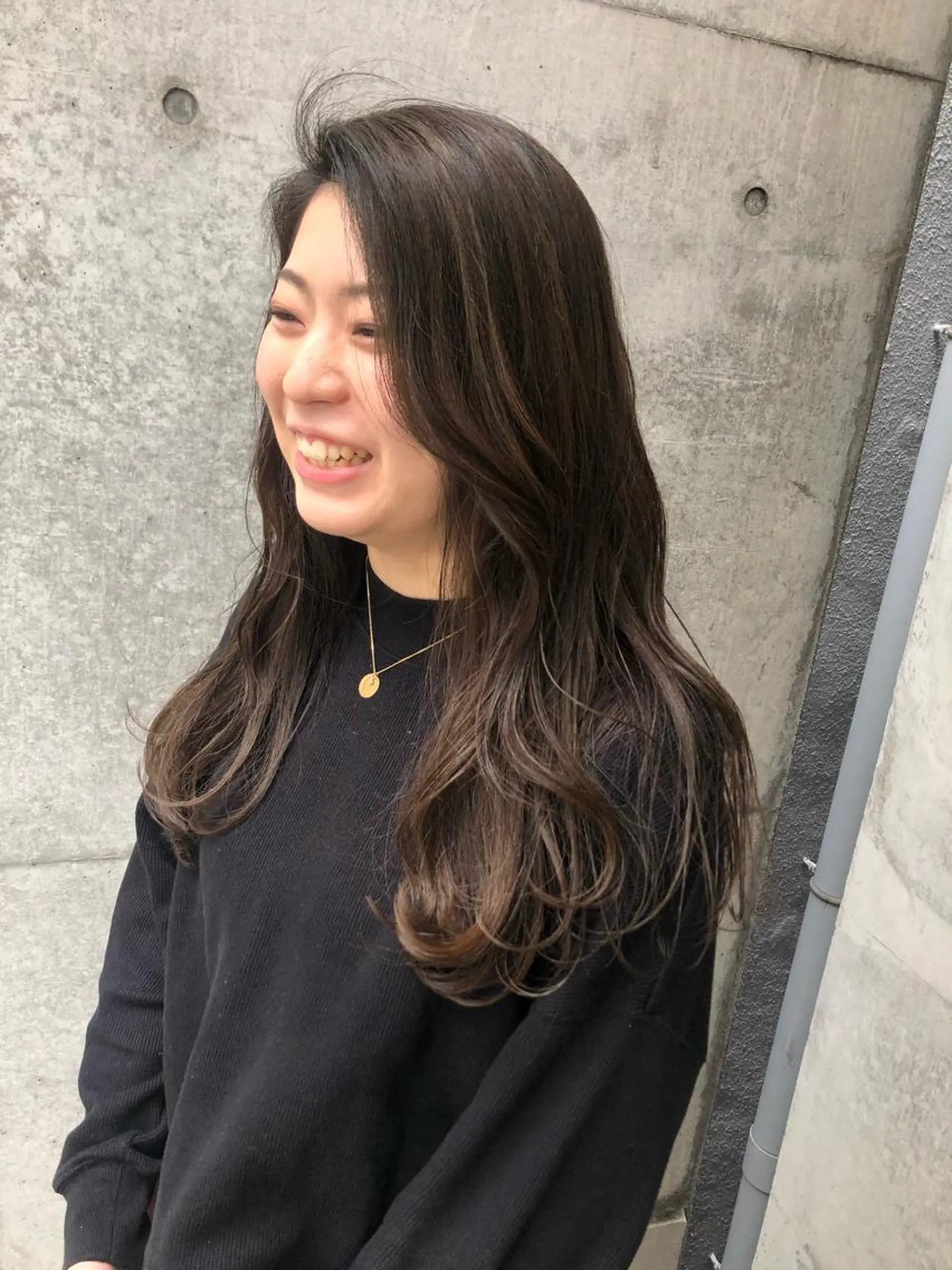 セミロング メンズ特化美容師 ハスイルイのヘアスタイル