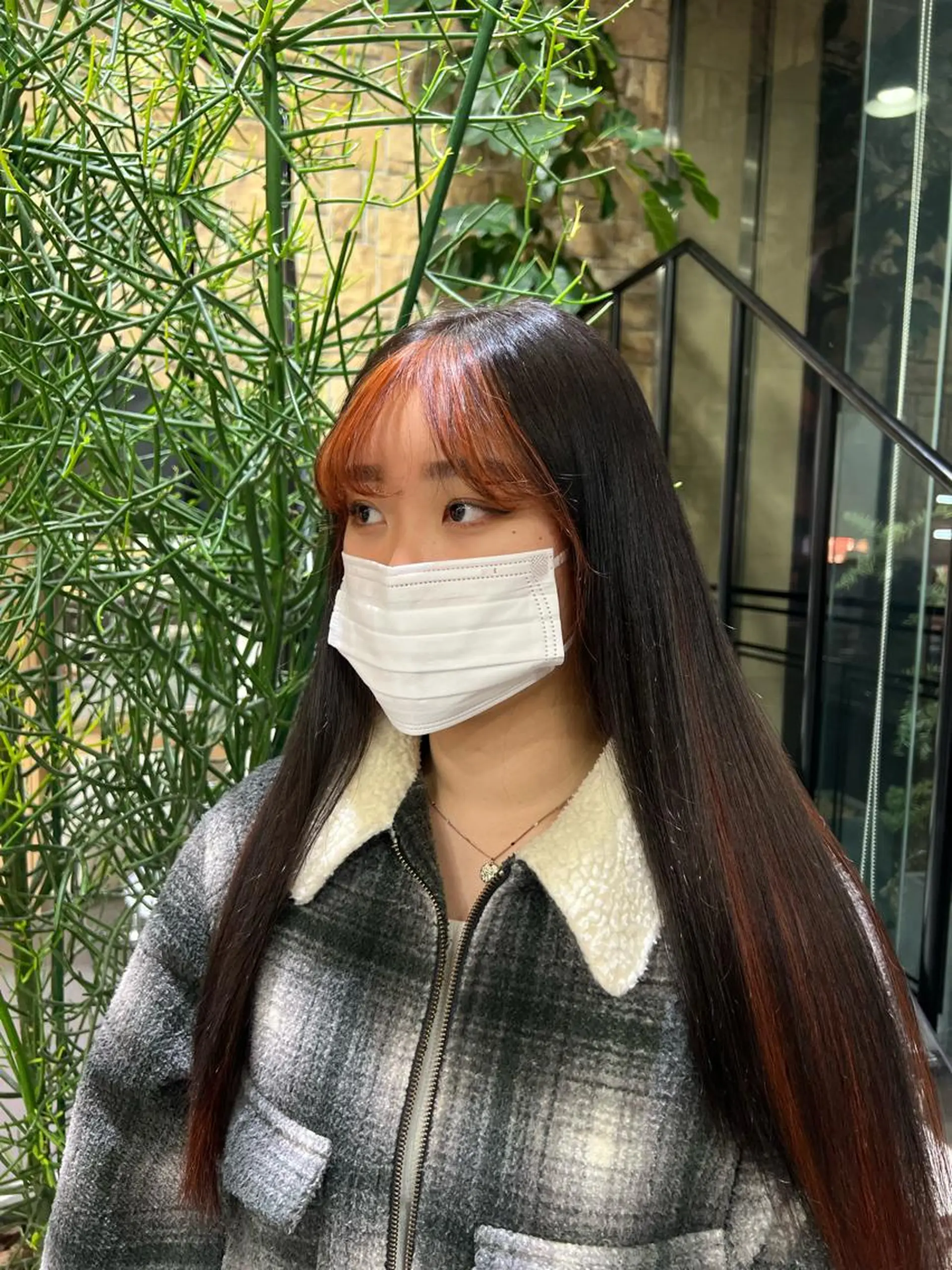 ロング カラー 韓国ネイル🤎 ワンホン🩷くれはのネイルデザイン