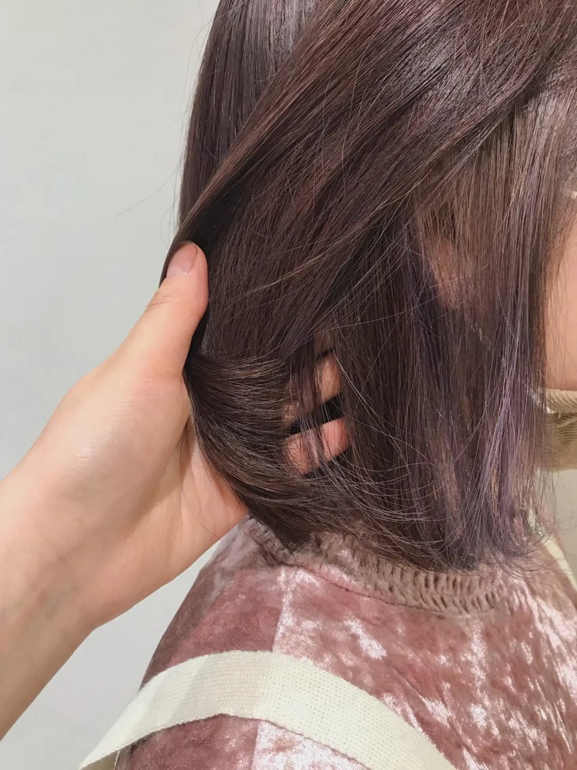 ミディアム カラー パープルカラー レッドカラー 髪質改善/艶カラー /さかうえゆまのヘアスタイル