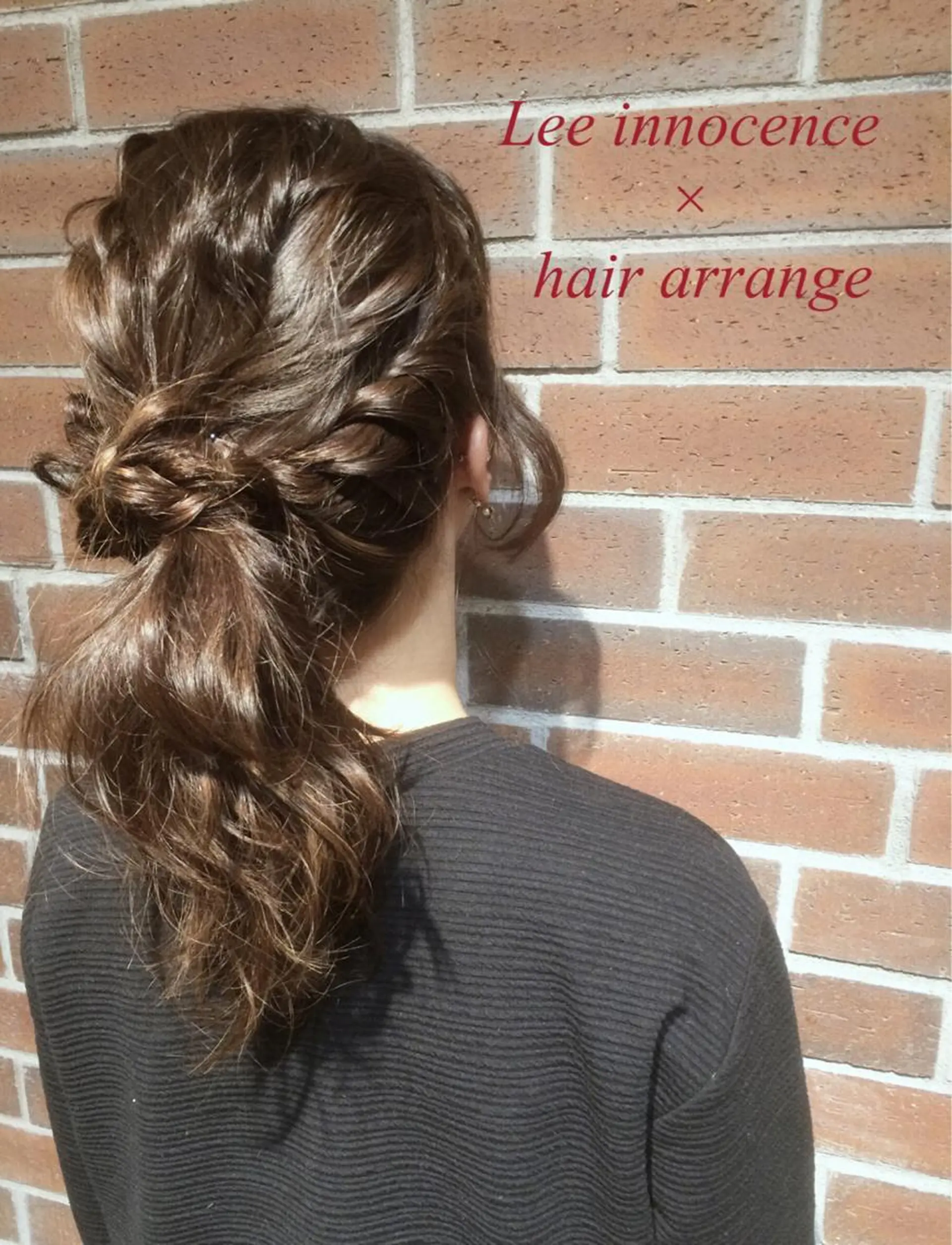 ミディアム セミロング ロング カラー ヘアアレンジ ポニーテール カラー&矯正スペシャ リスト宮本　伸一のヘアスタイル