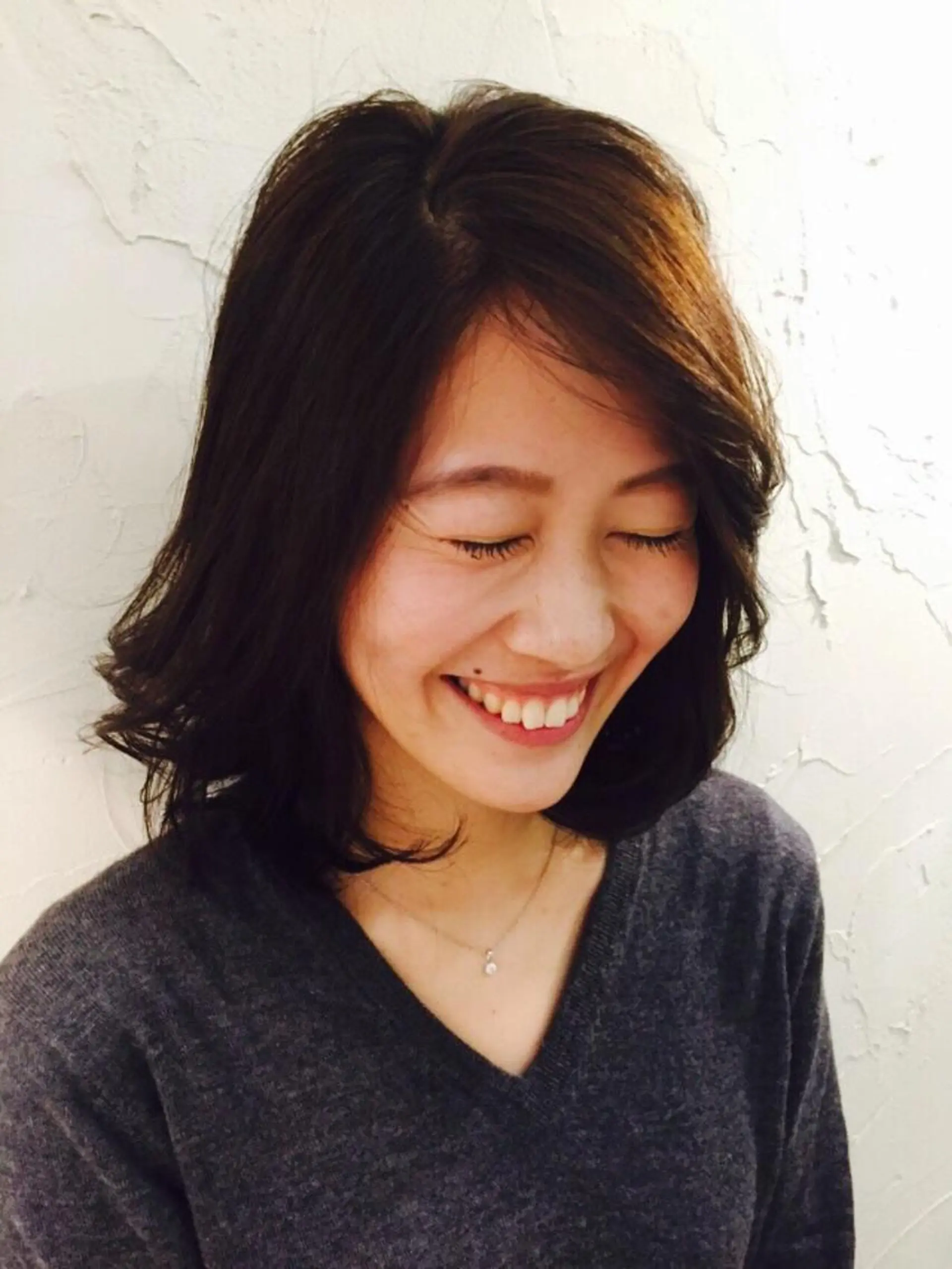 ショート ミディアム 前下がりボブ ボブ LoRE hair 四条河原町　西尾友里のヘアスタイル