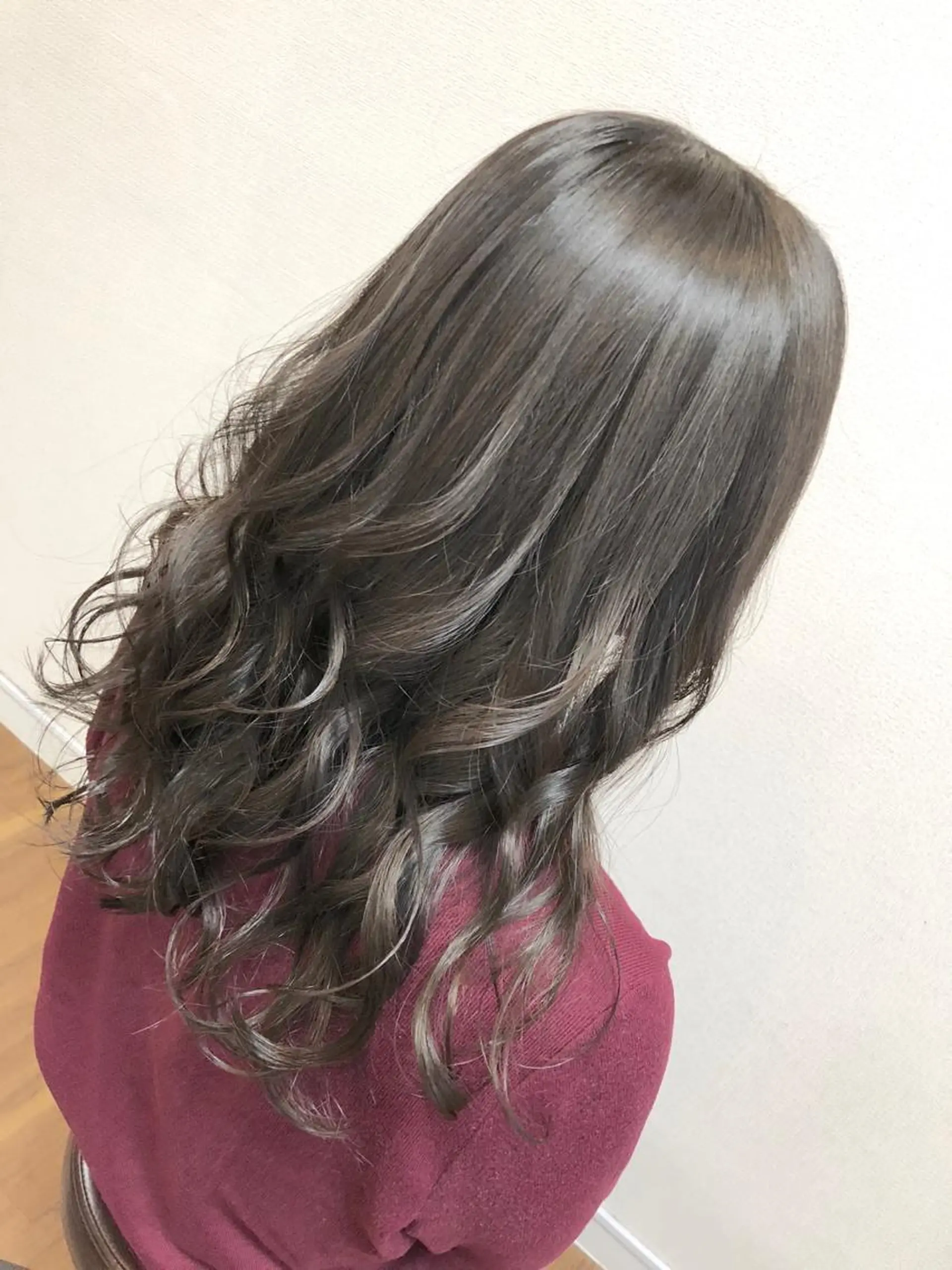 セミロング カラー カット ヘアカラー トリートメント PALETTE(パレット)所属・SHIORI💜艶々 柔らかカラーへ💜のヘアスタイル