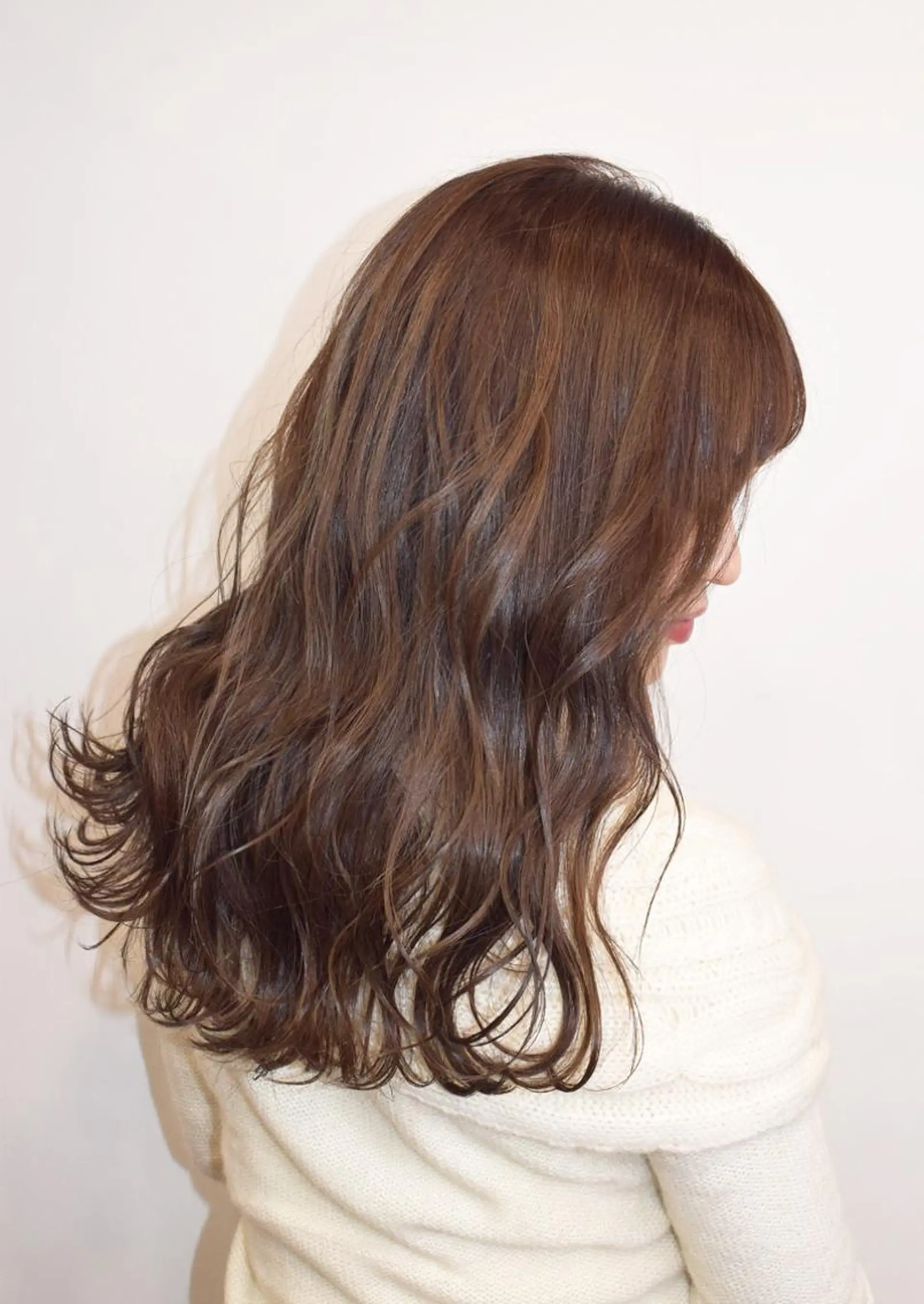 ロング カラー ブリーチ 透明感カラー ハイライトカラー ハイライト カット ヘアカラー トリートメント 清水　仰士 ROW町田のヘアスタイル