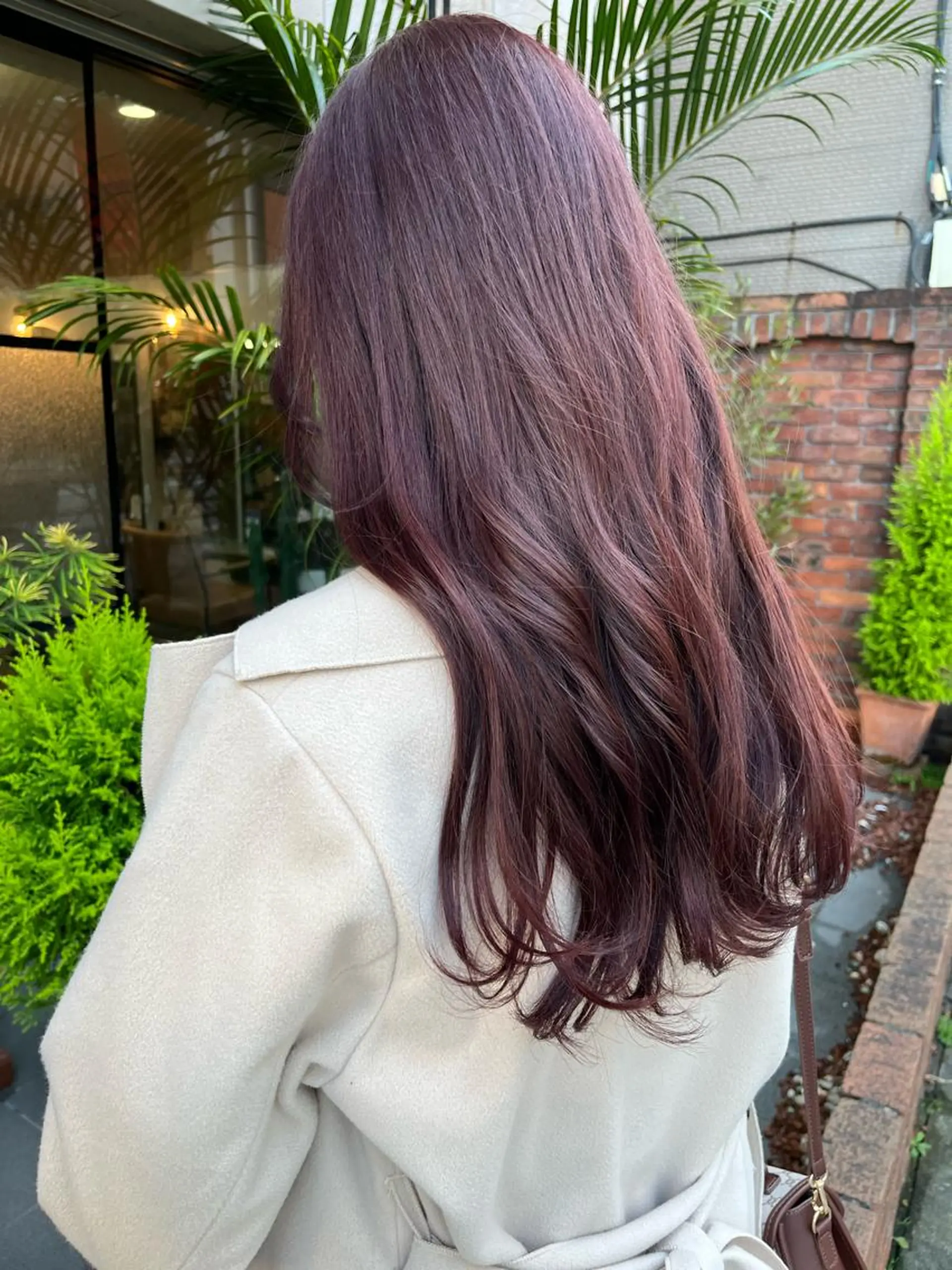ロング パーマ ヘアカラー トリートメント SHIAN 八王子👼鬼塚さやかのヘアスタイル