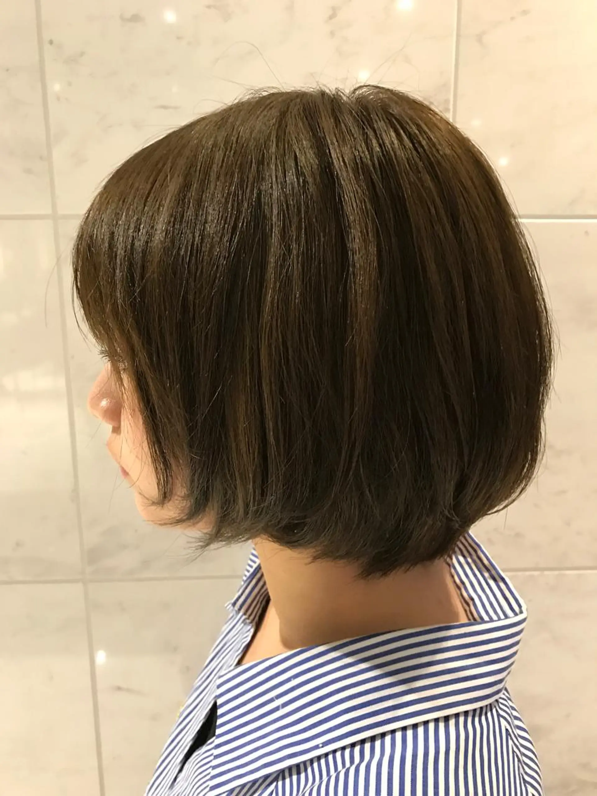 ショート カラー 韓国風レイヤー🗝要 暗透カラー📓吉祥寺のヘアスタイル