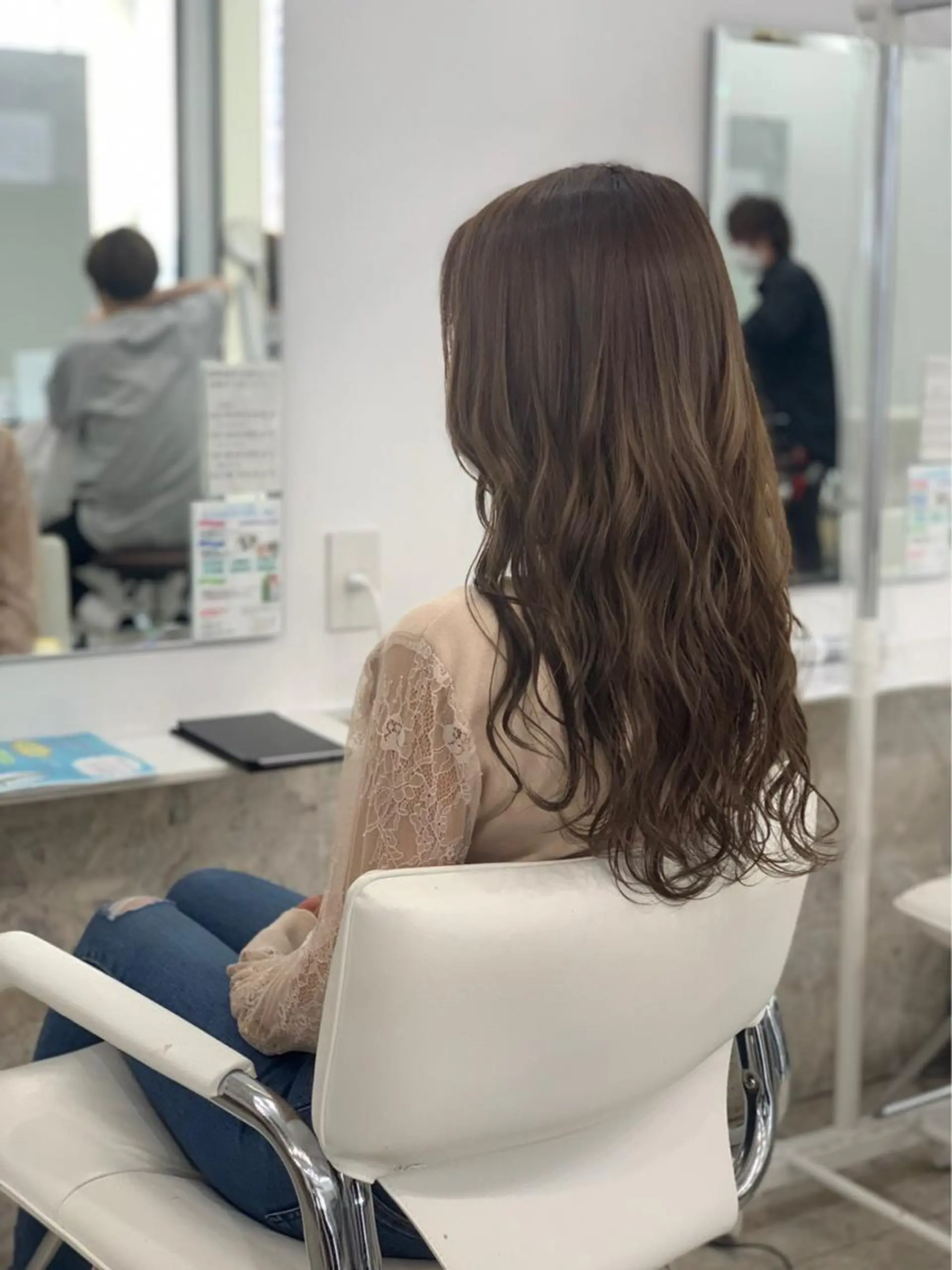 ロング カラー 似合わせカット メンズパーマ 特化中澤のヘアスタイル