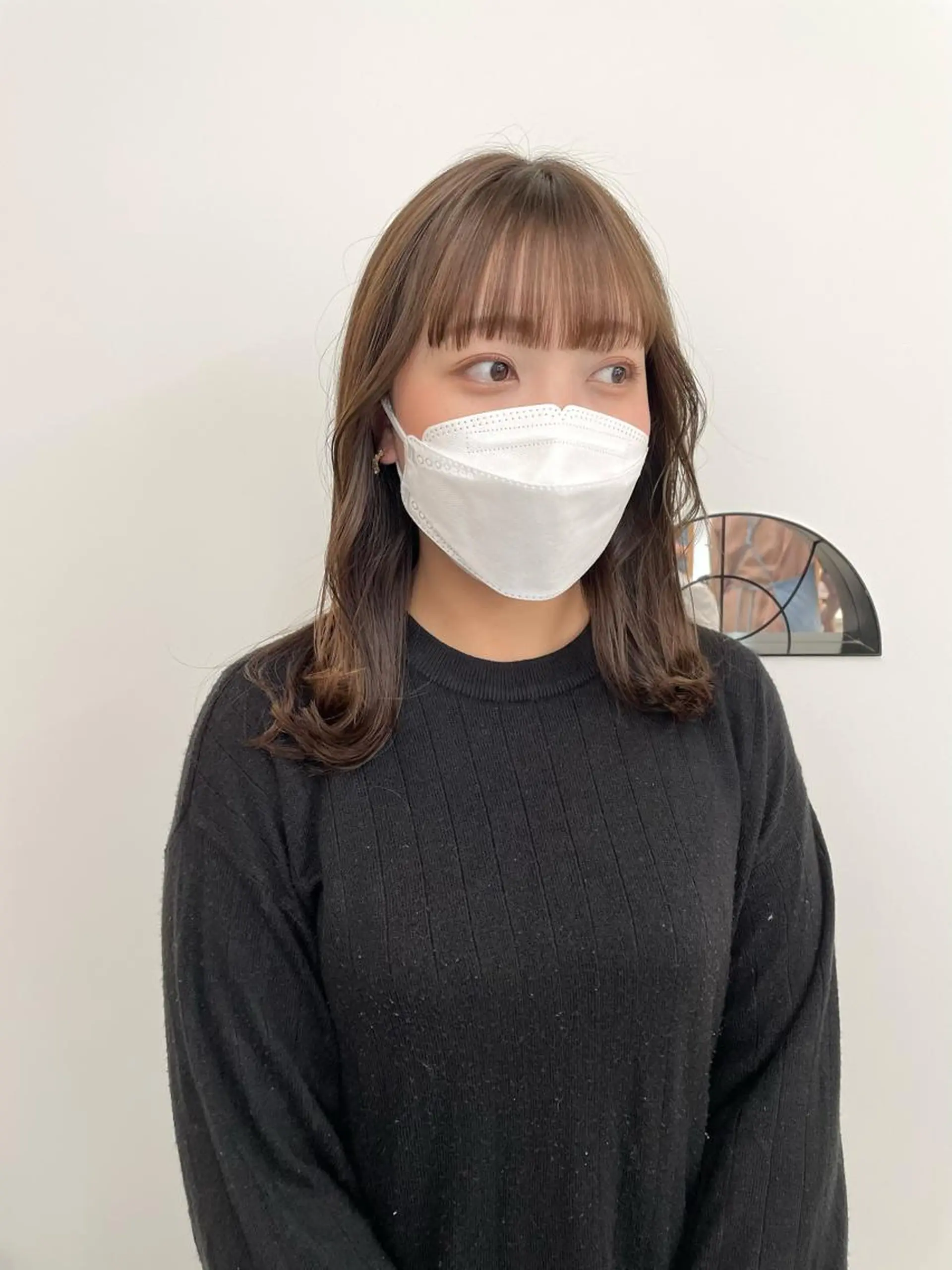 セミロング Click所属・クニモト ハルナのヘアスタイル
