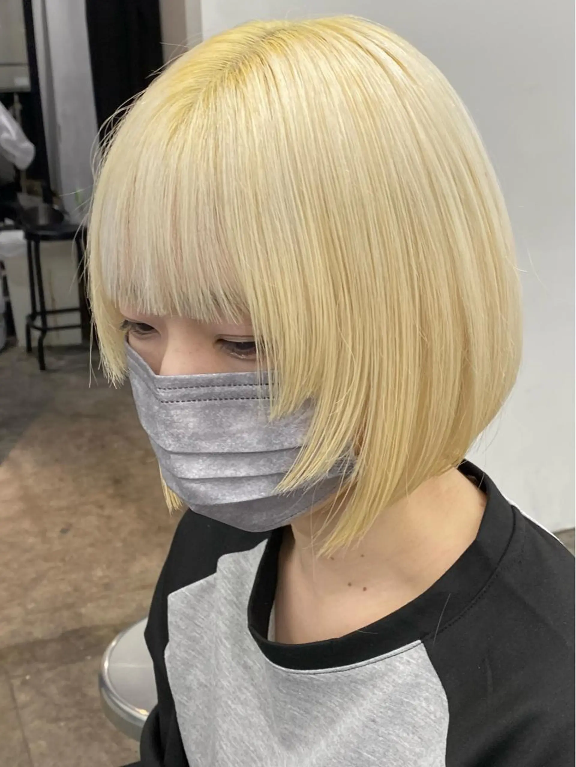 ショート カラー ブリーチ ボブ カット ヘアカラー ［似合わせヘア］ ✂︎OGURO✂︎のヘアスタイル