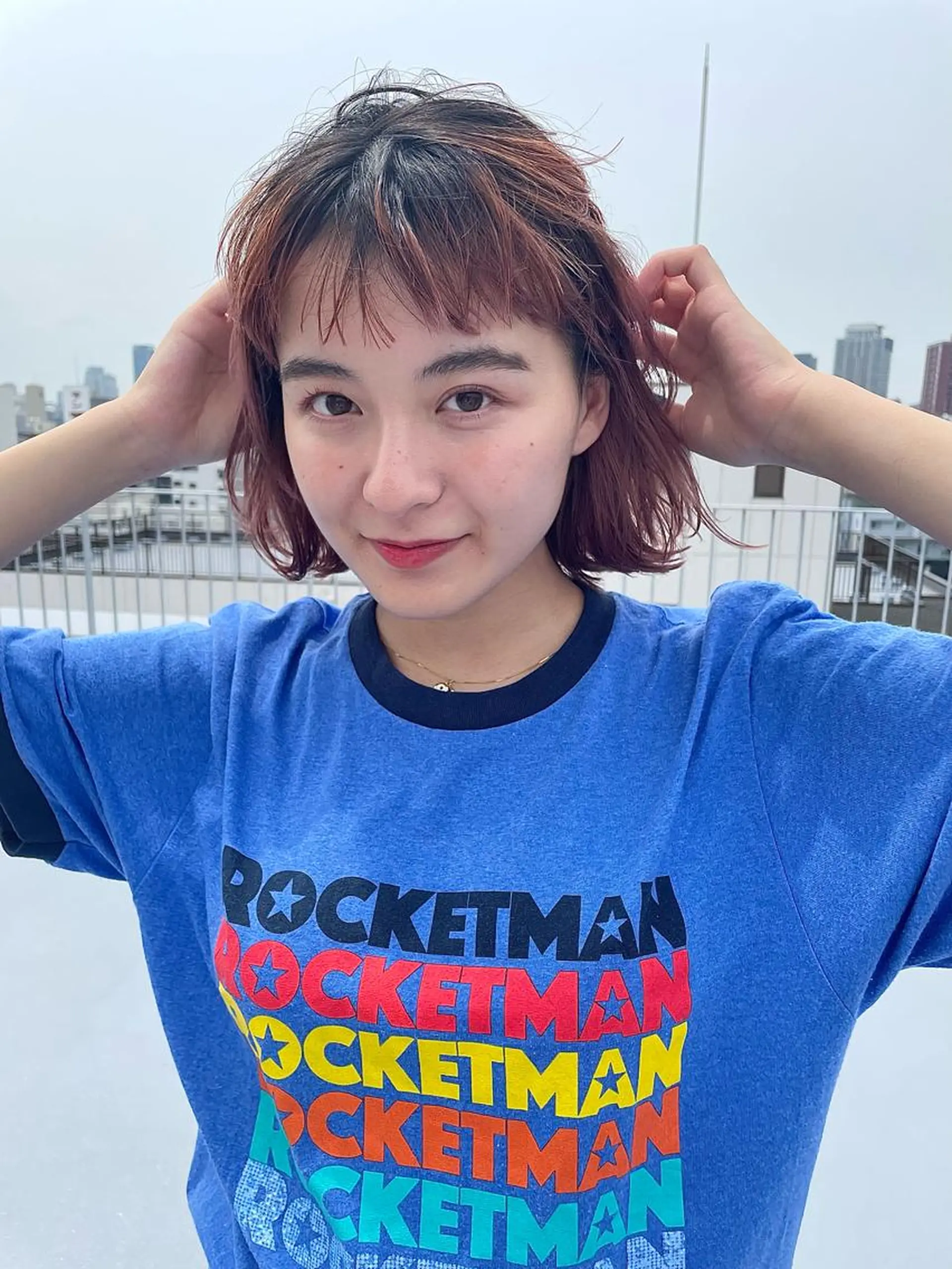 ミディアム カラー パーマ ヘアアレンジ メンズ キッズ ネイル マツエク・マツパ アイブロウ ピンクカラー カラーマツエク ボブ ピンク カット ヘアカラー トリートメント tatsumi/ボブ ウルフ/レイヤーのヘアスタイル