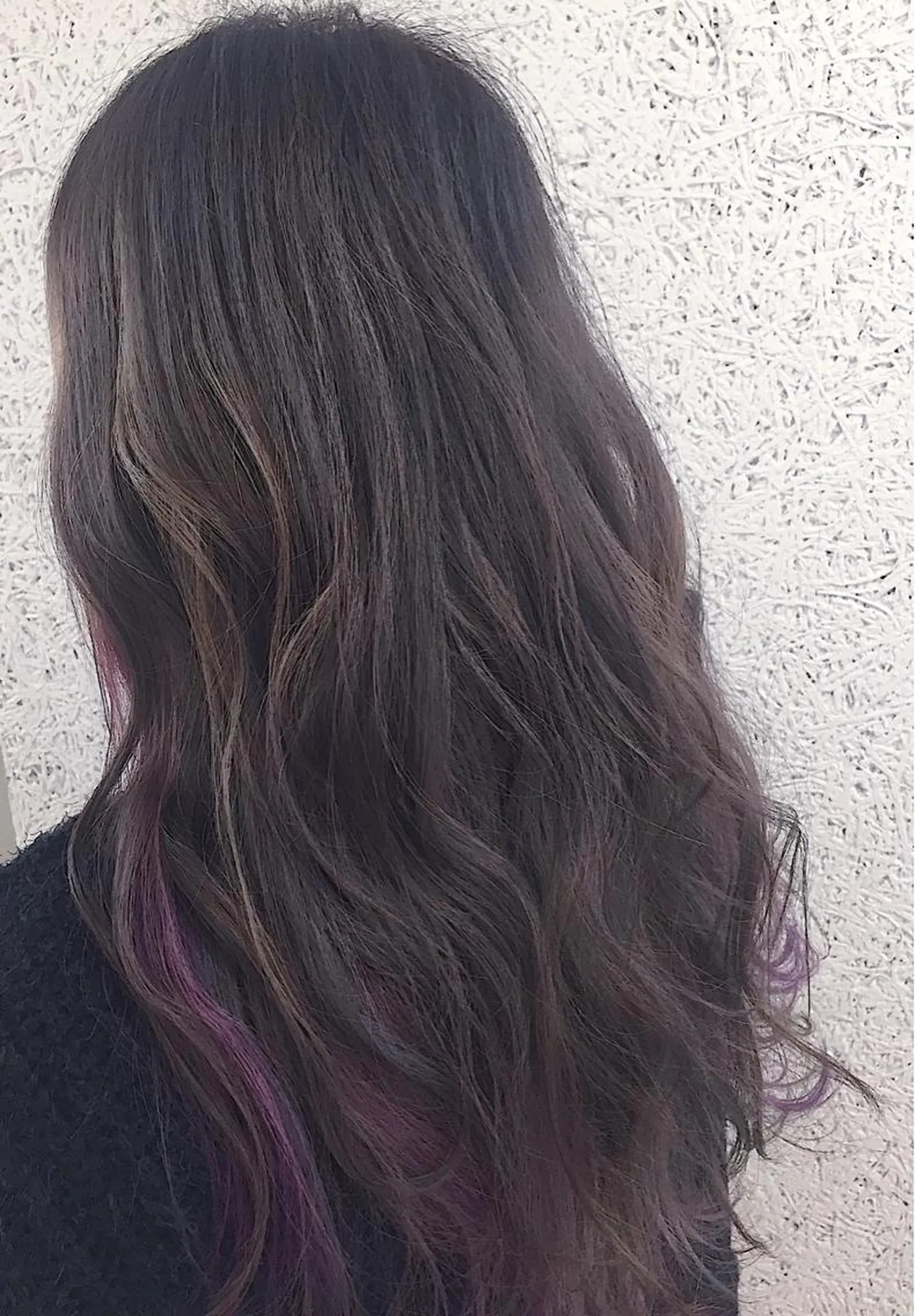 ロング カラー パーマ ヘアアレンジ アディクシーカラー アッシュ バレイヤージュ ベージュカラー ブリーチ ✨ハイクオリティ✨ 山本香也のヘアスタイル