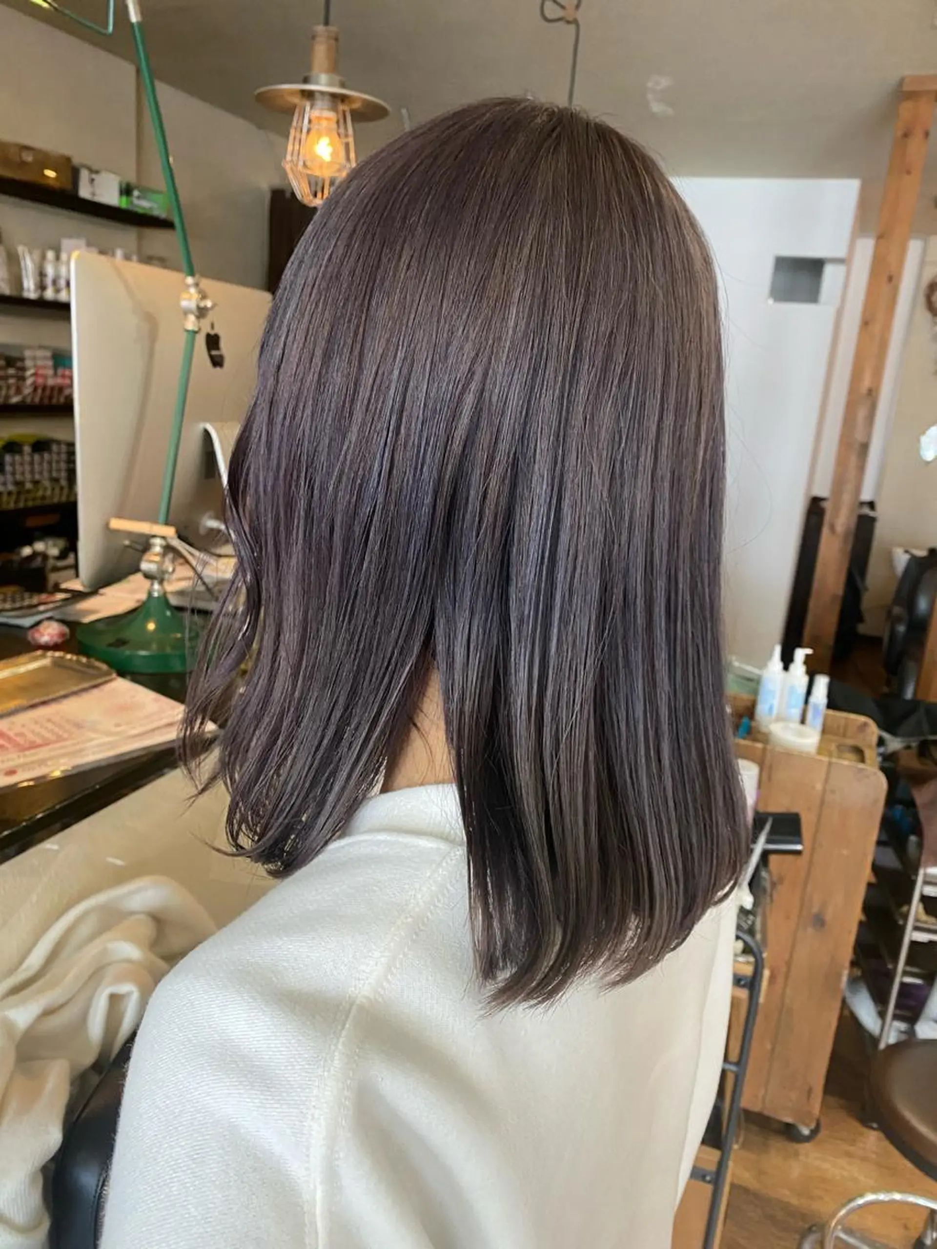 セミロング Un Fleur所属・立野 希沙のヘアスタイル