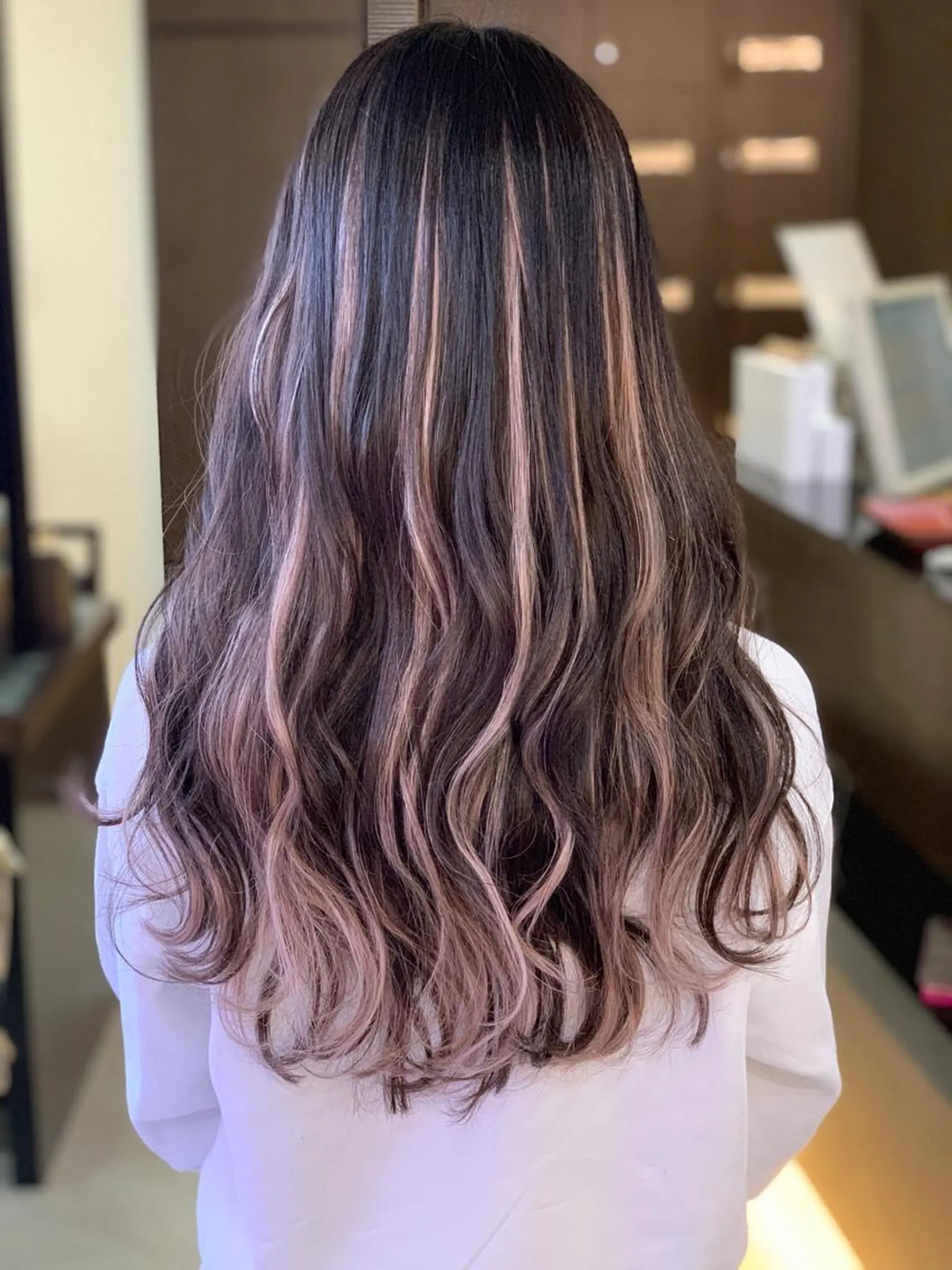 ロング エクステ ハイライト ReHyd BEAUTÉ salon&store 心斎橋店所属・❤️MASAKO❤️ 🌸🩷エクステ🩷のヘアスタイル
