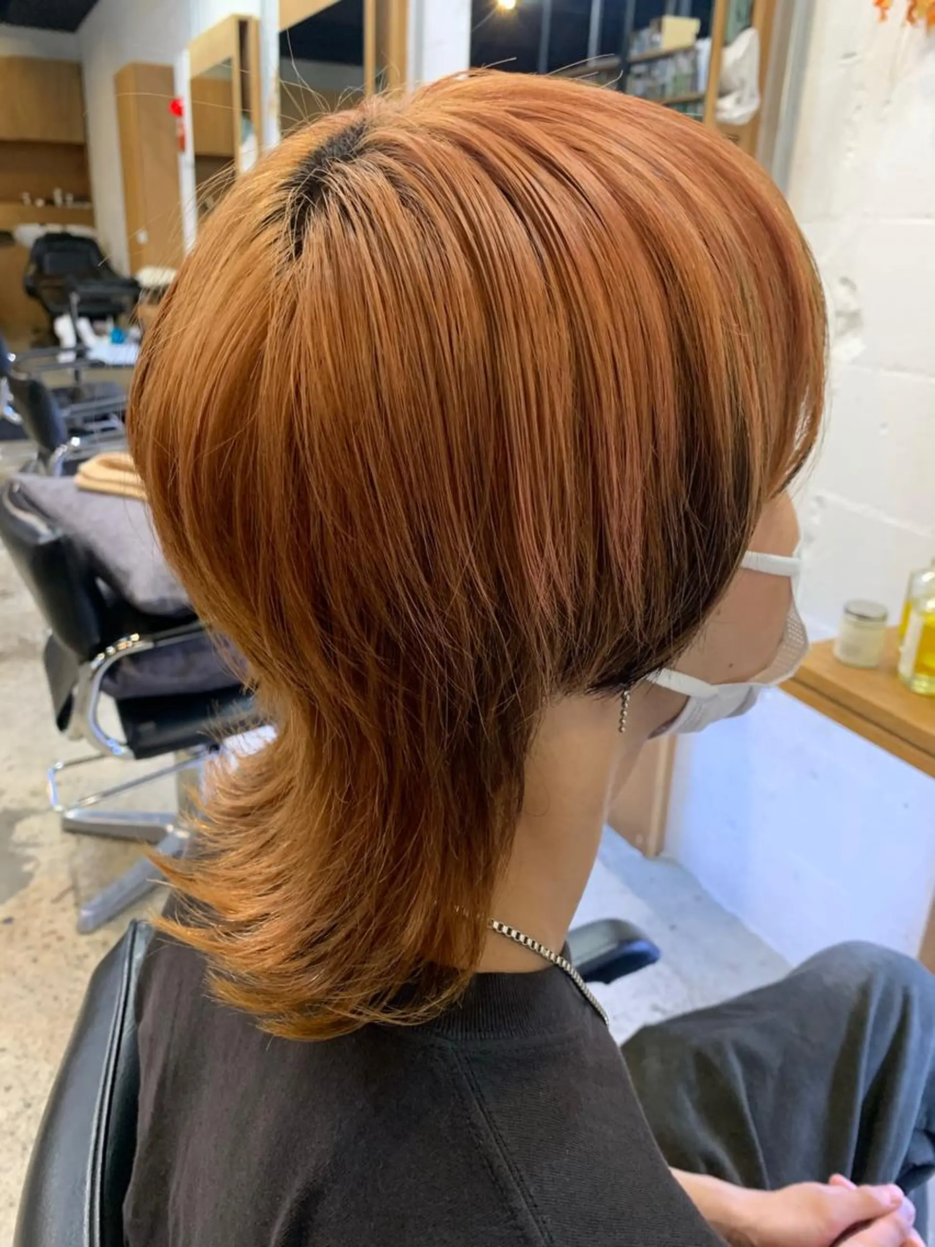 メンズ ♱地雷カラー♱ウルフ ♱ 藍衣 ♱のヘアスタイル