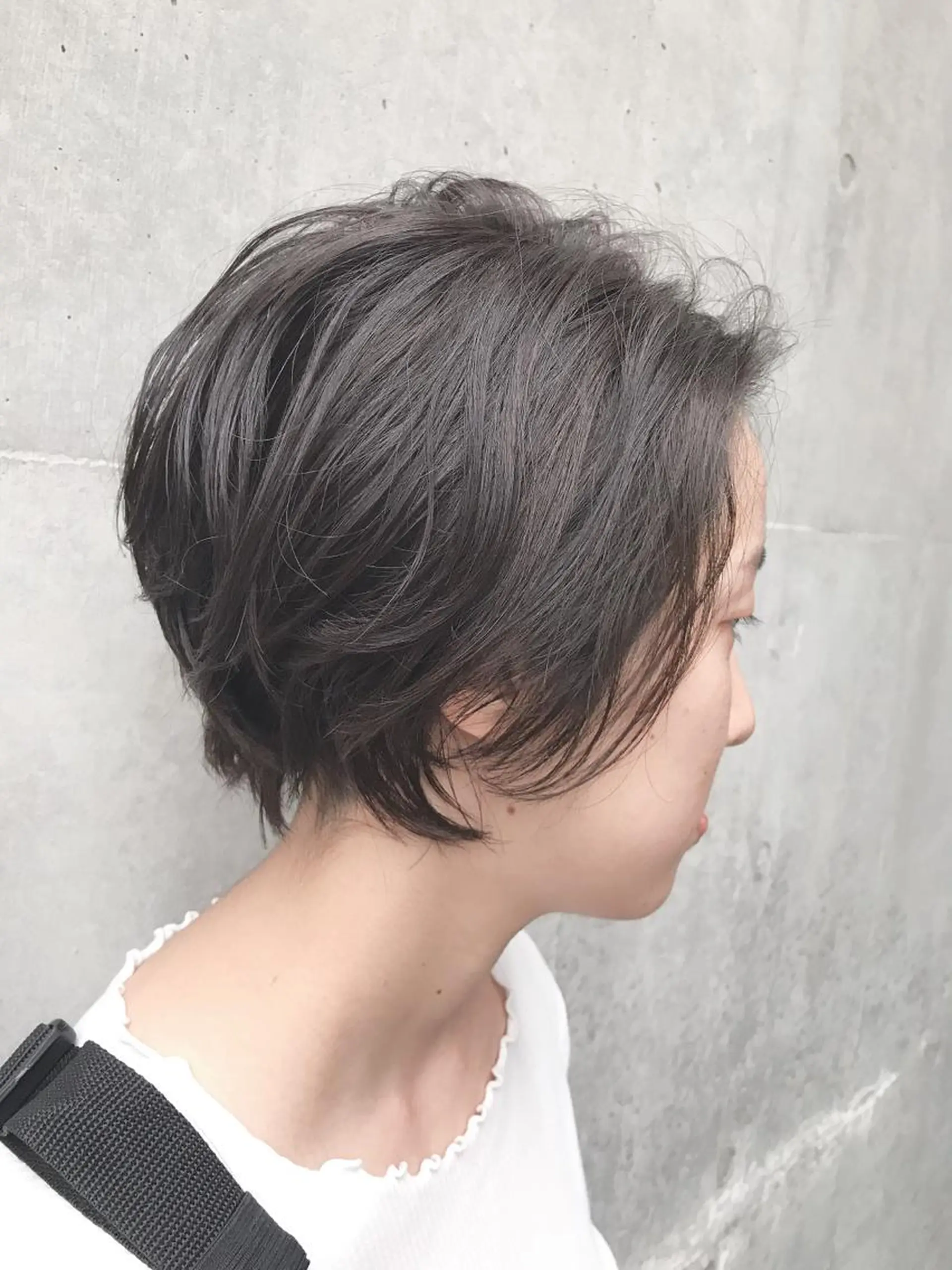 ショート くせ毛 ショートヘア カット オブヘアー所属・安藤 沙妃のヘアスタイル