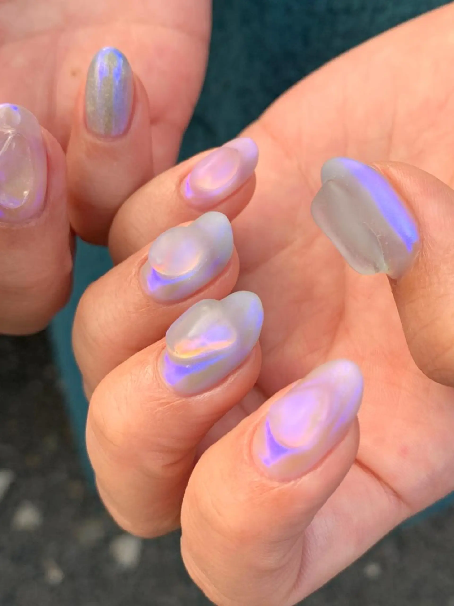 ネイル 氷ネイル・うるうるネイル Otsuka Yumiのネイルデザイン