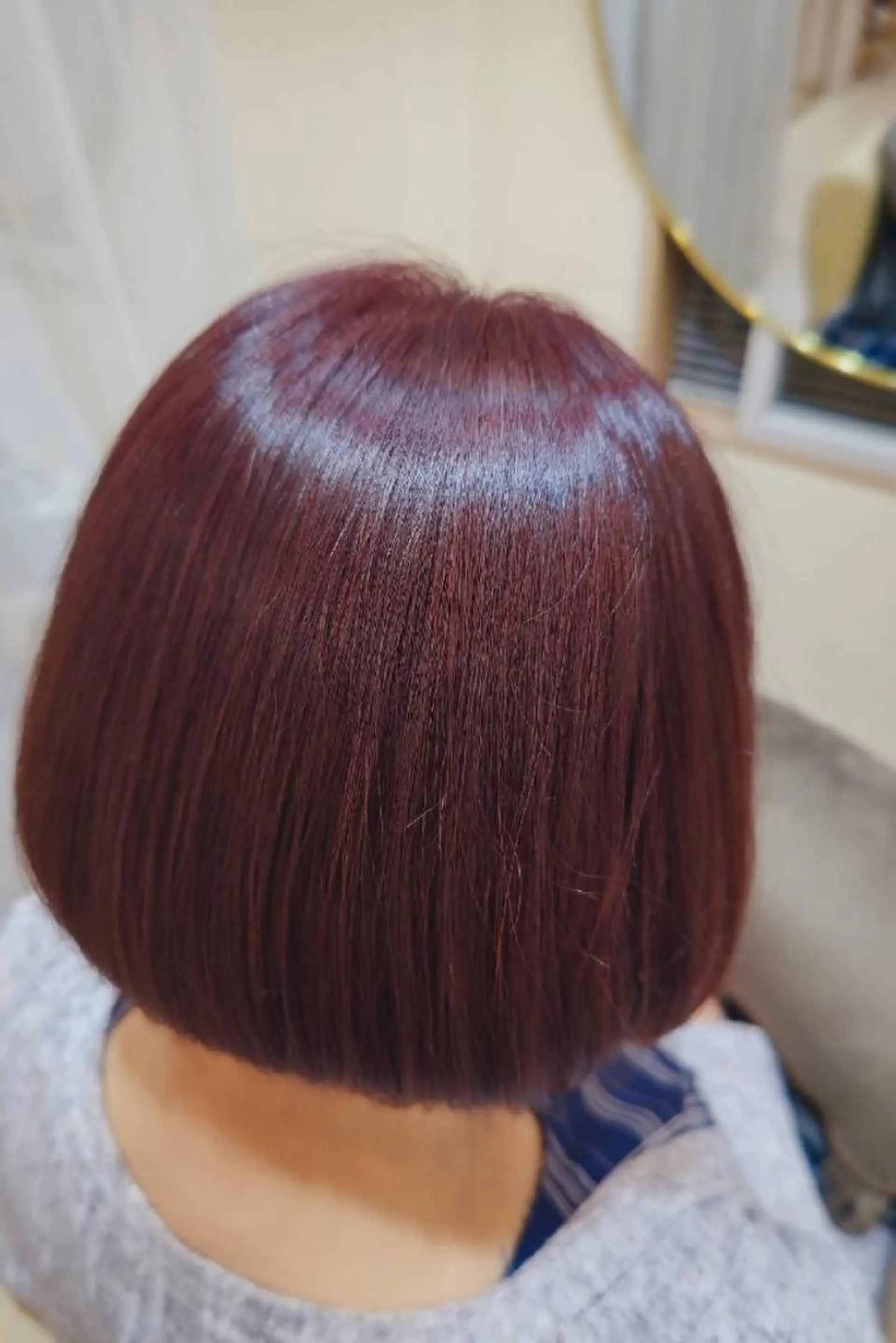 ミディアム カラー カット ヘアカラー トリートメント 日吉Riposo. 代表 石橋🌿のヘアスタイル
