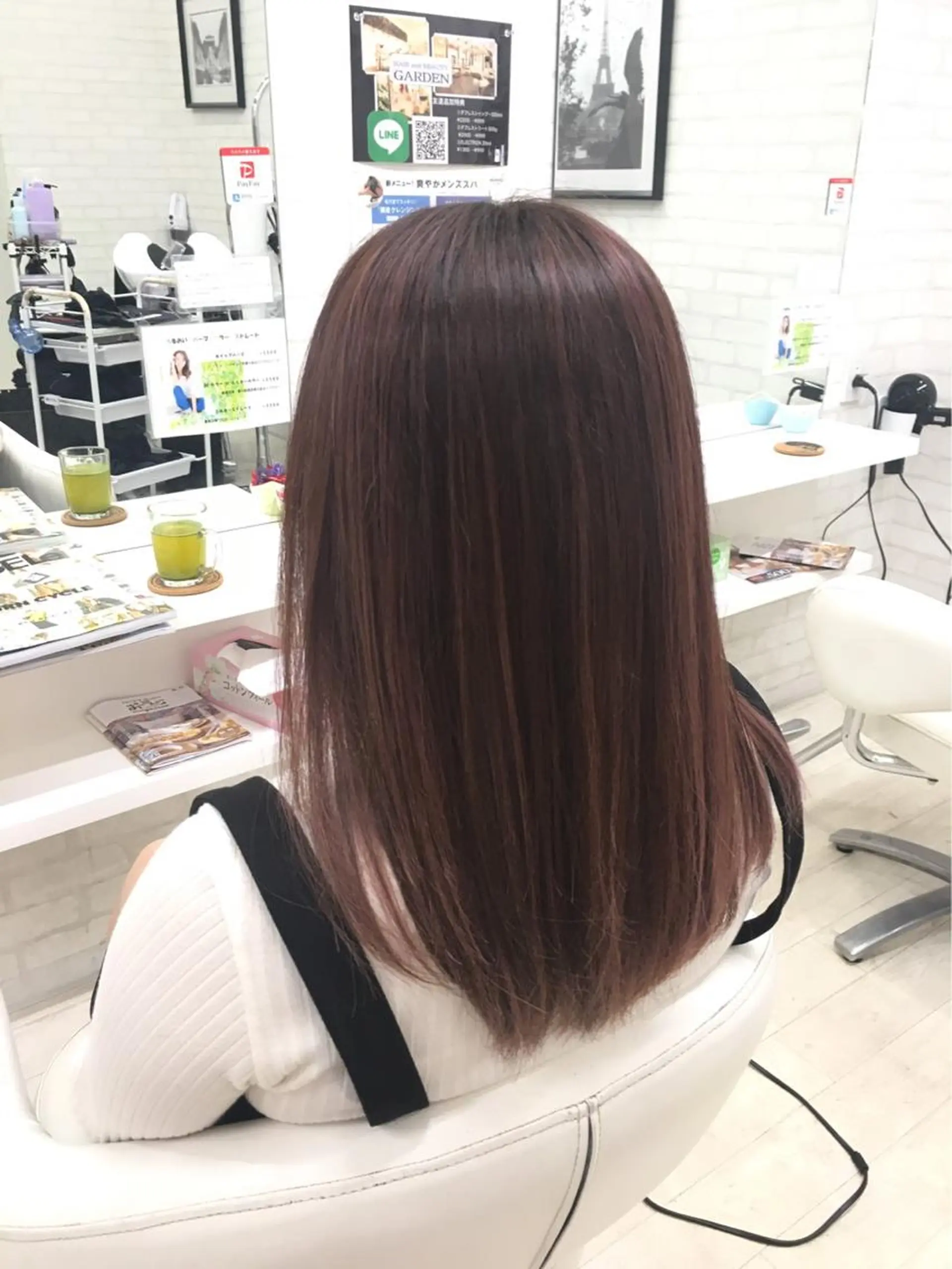 セミロング カラー 大橋 一智のヘアスタイル