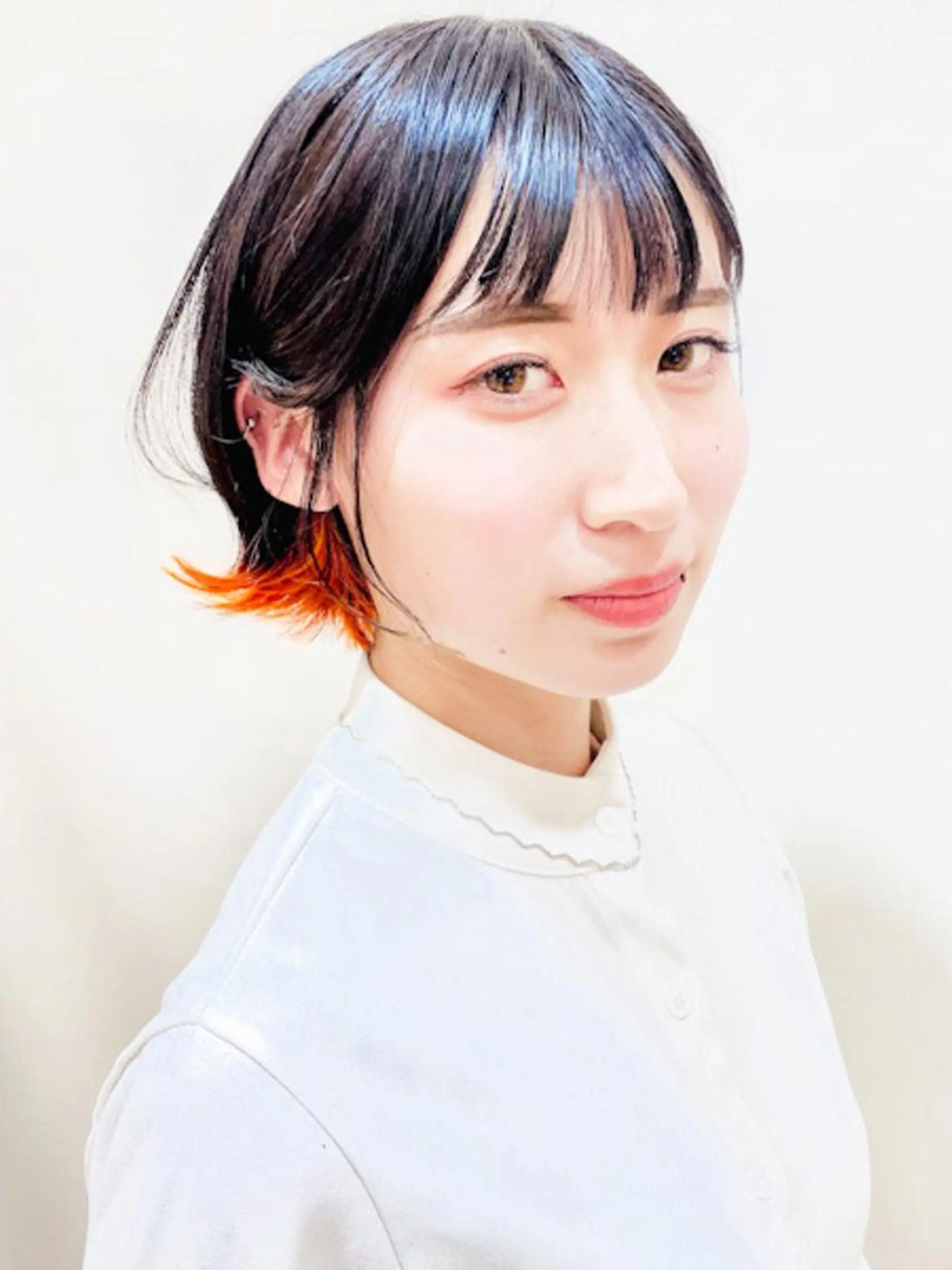 ショート カラー カット ヘアカラー トリートメント 大野 あさみのヘアスタイル