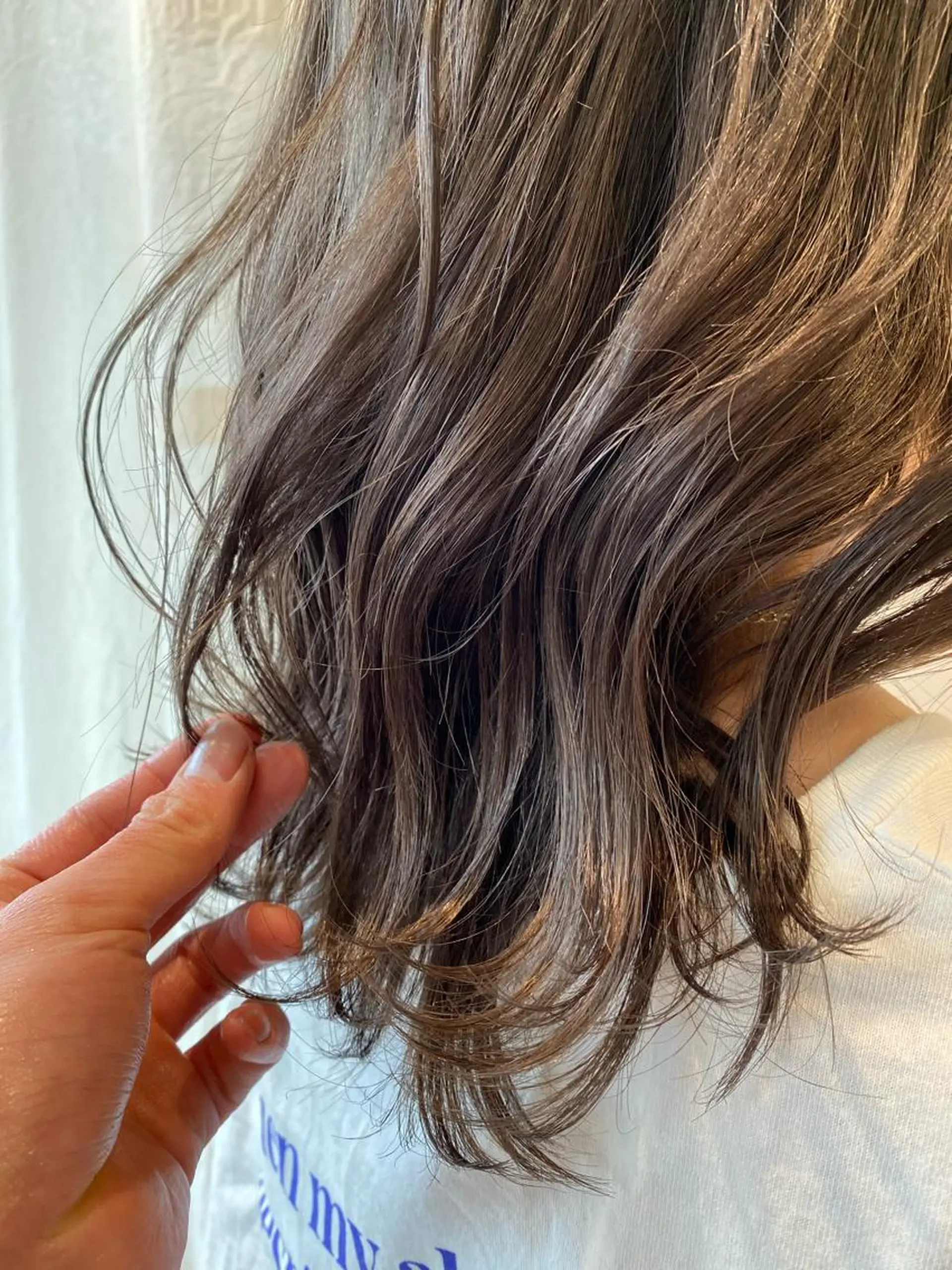 ミディアム カラー On所属・顔まわりカット🌟 くびれヘア/寺門遥輝のヘアスタイル