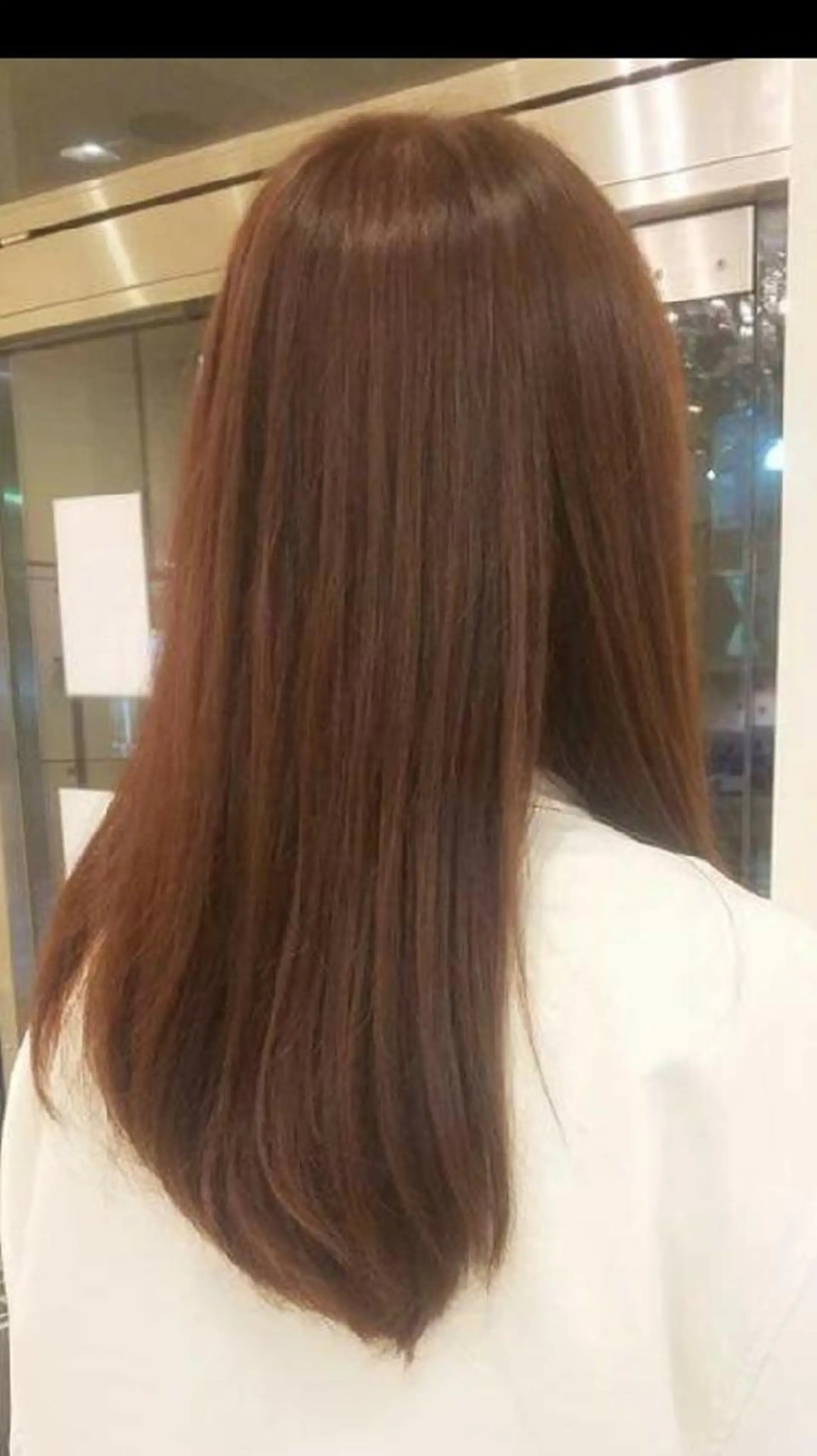 カラー ピンクカラー なかむら まいのヘアスタイル