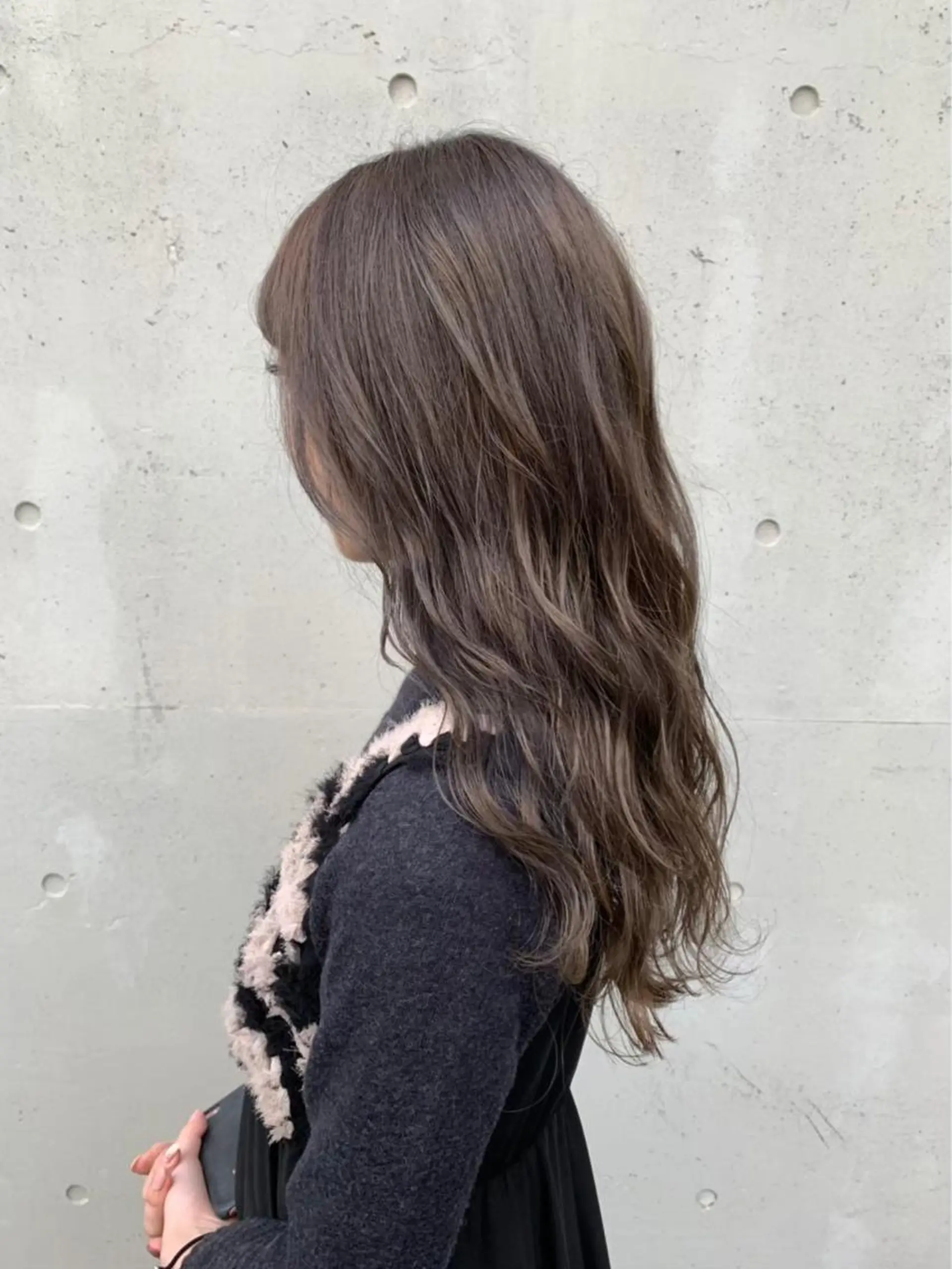 ロング カラー カット ヘアカラー トリートメント ヘッドスパ putri 副店長 岸本　拓真のヘアスタイル