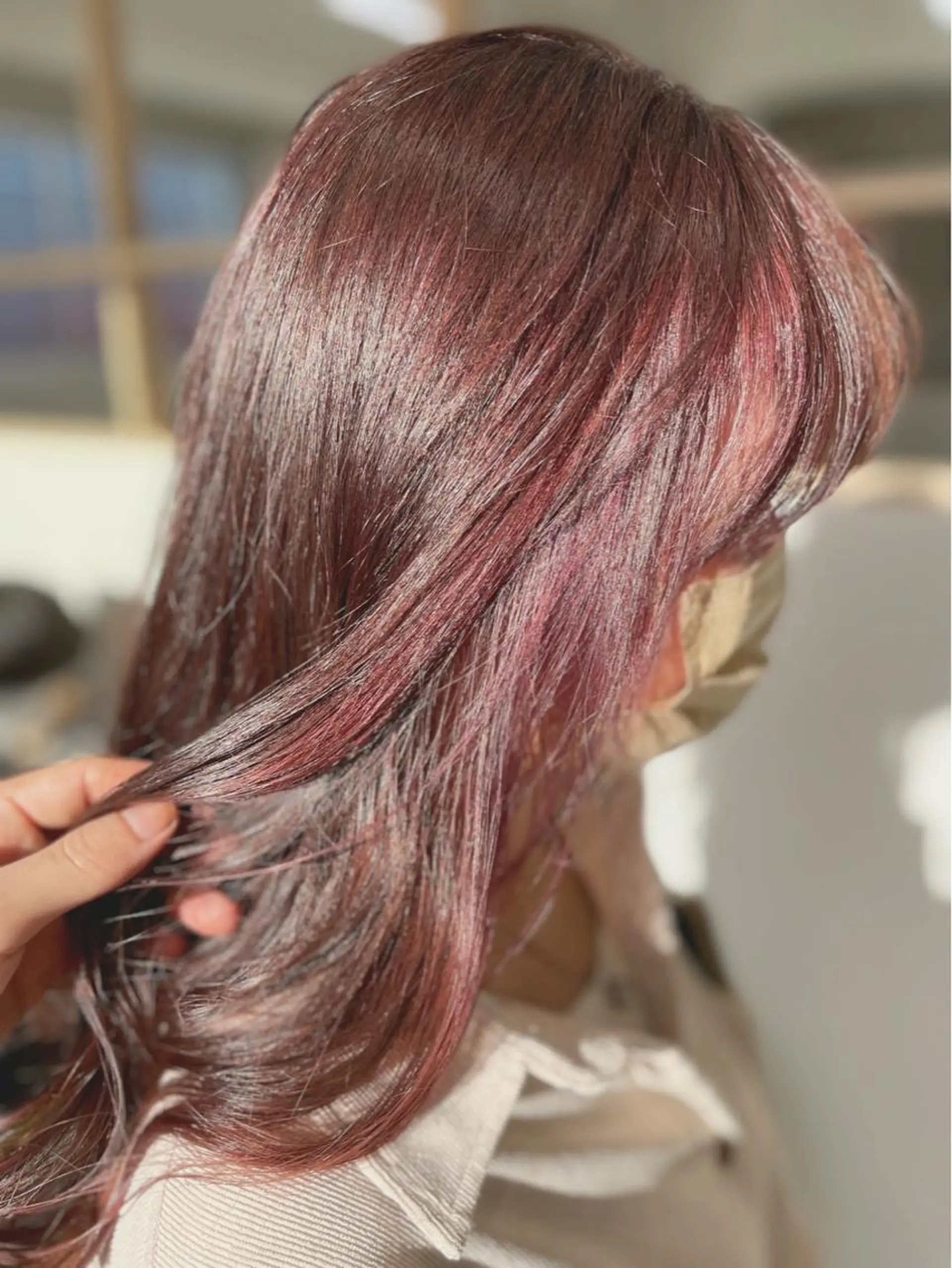 ロング カラー ピンクカラー トレンド透明感カラー 大貫 昂涼 🐹のヘアスタイル