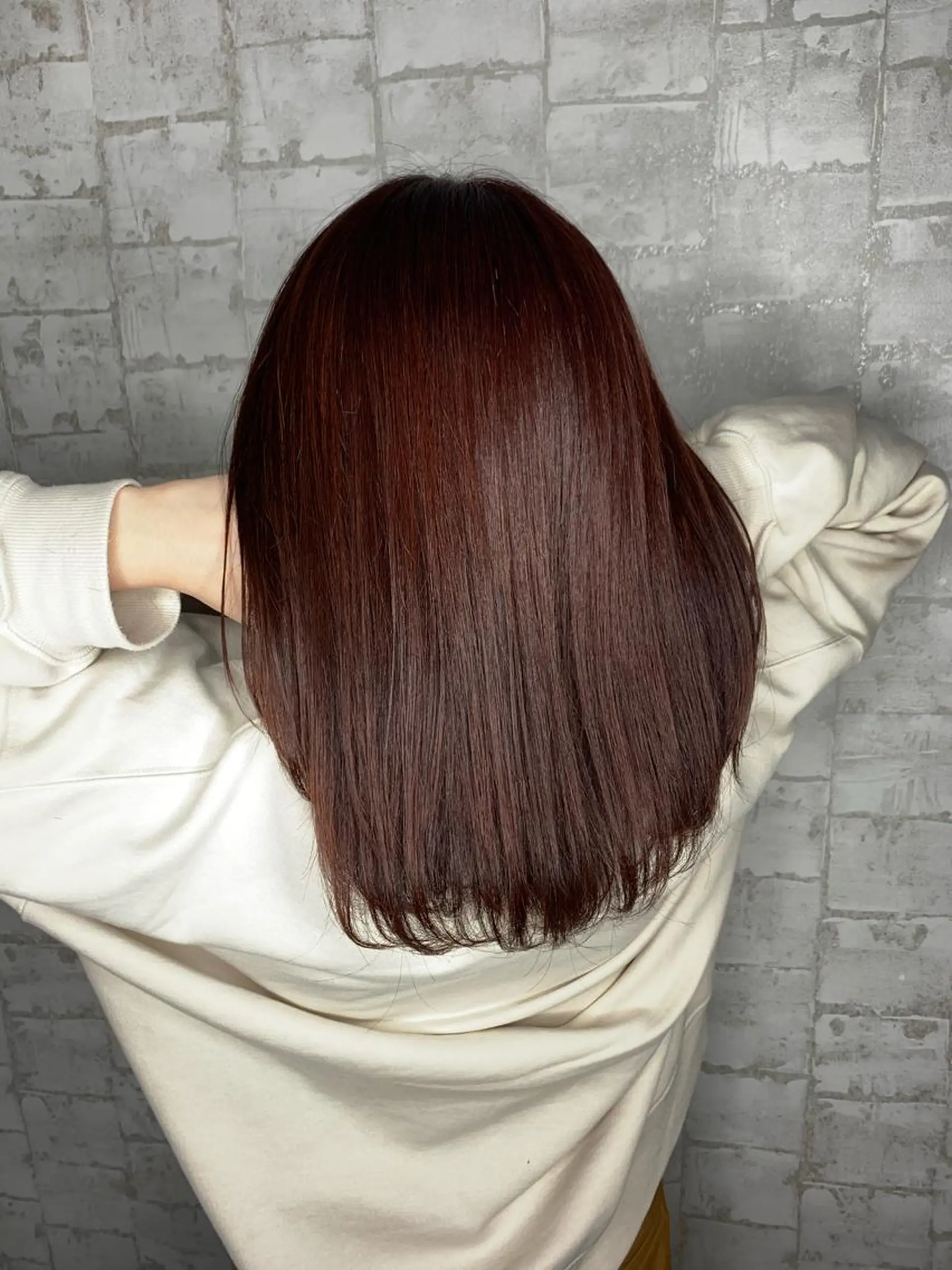 ミディアム カラー トリートメント 船津武俊 フナツタケトシのヘアスタイル