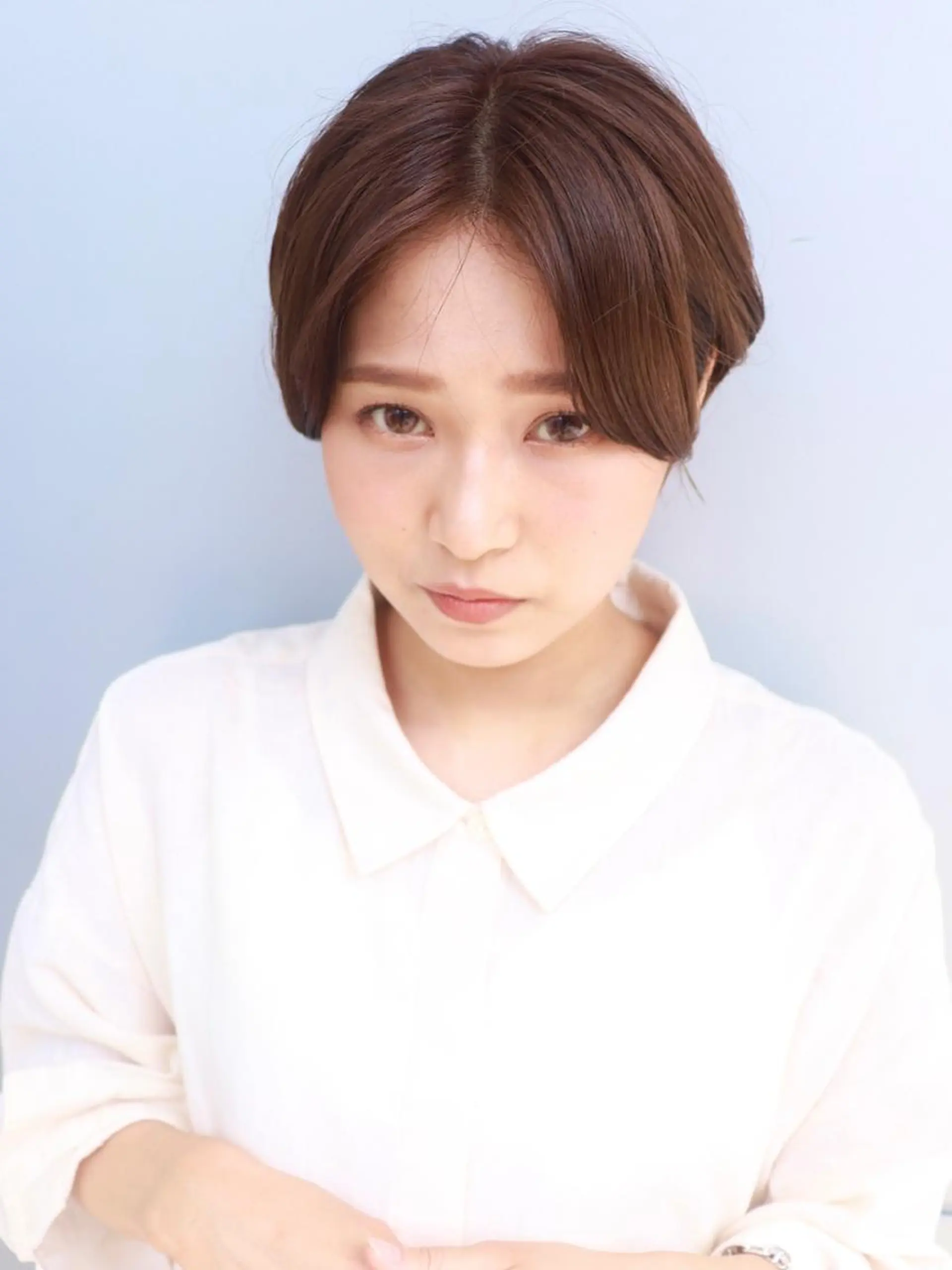 ショート カラー カット ヘアカラー 【韓国　レイヤー 髪質改善✨】かずのヘアスタイル