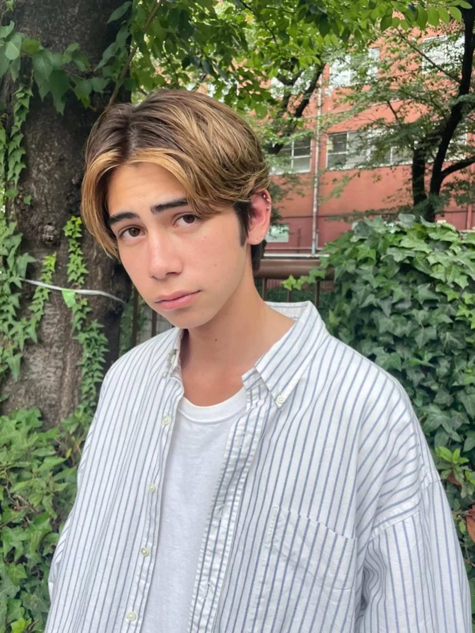 ミディアム カラー パーマ ショートボブ ミディアムパーマ アディクシーカラー ブリーチ ケアブリーチ カット ヘアカラー トリートメント CEINE【セーヌ】 三軒茶屋のヘアスタイル
