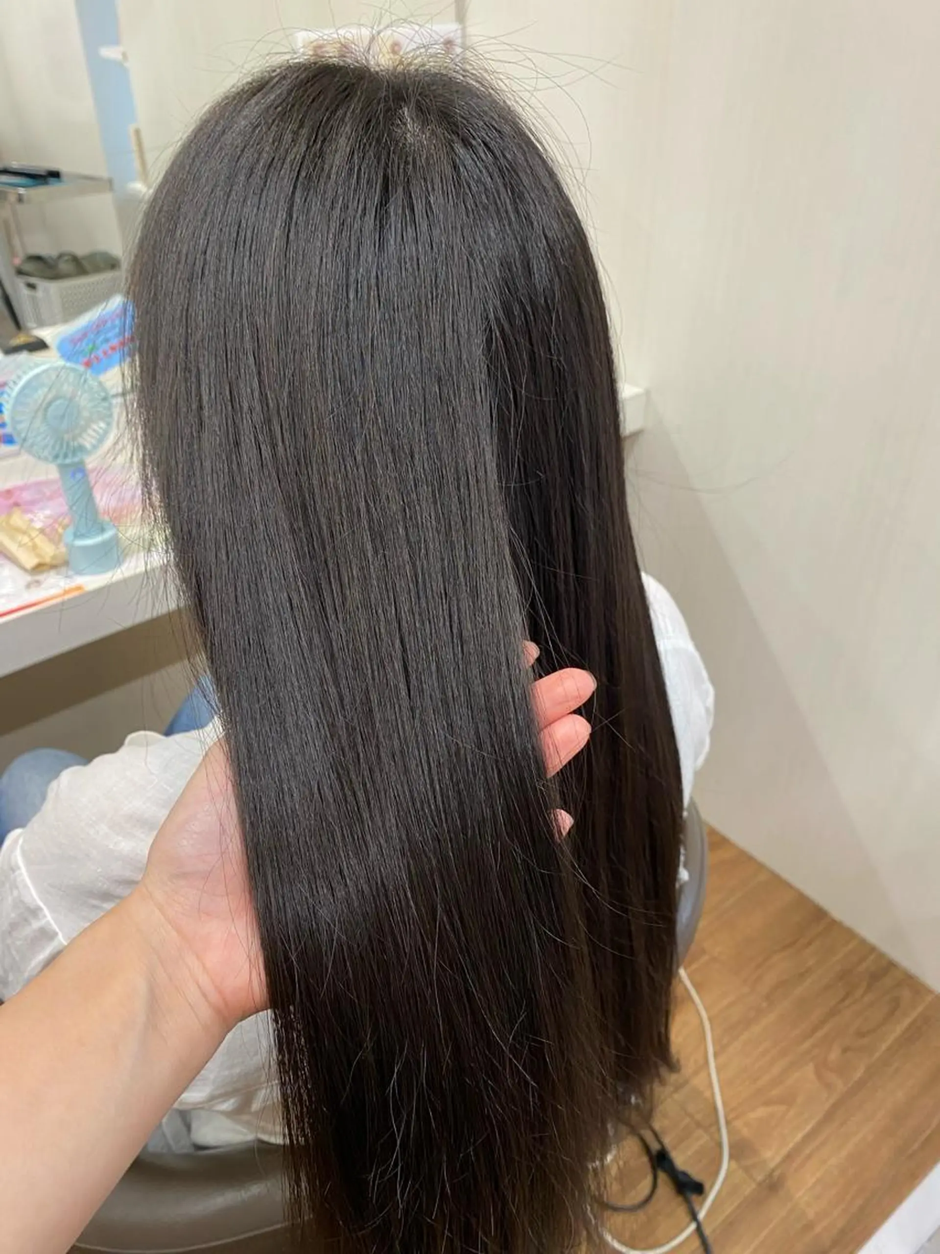 ロング トリートメント 朝が楽になる艶髪縮毛 ✨中稲明梨のヘアスタイル