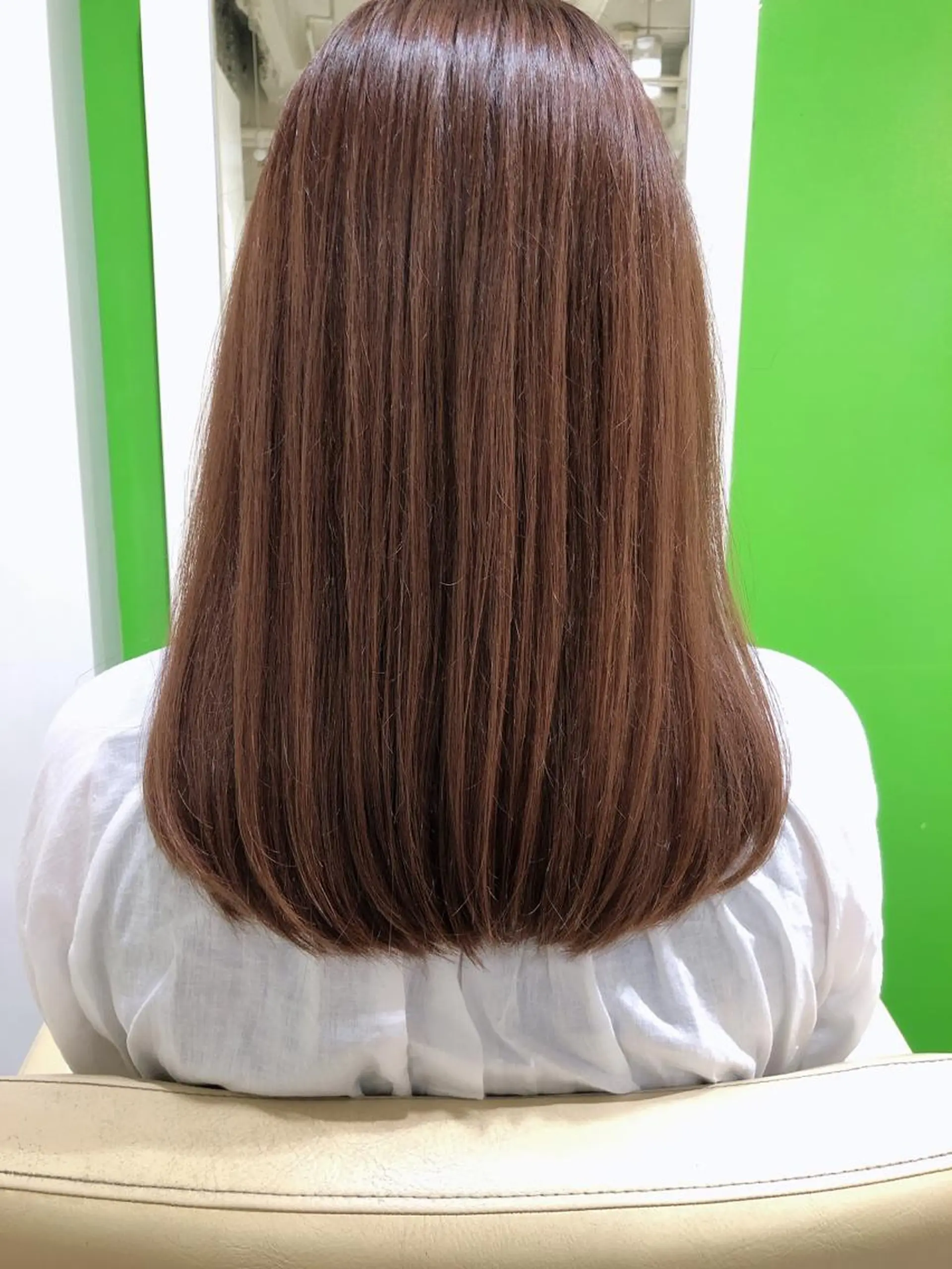 ミディアム カラー ベージュカラー ブリーチ ブリーチなしカラー 塚田 銀太のヘアスタイル