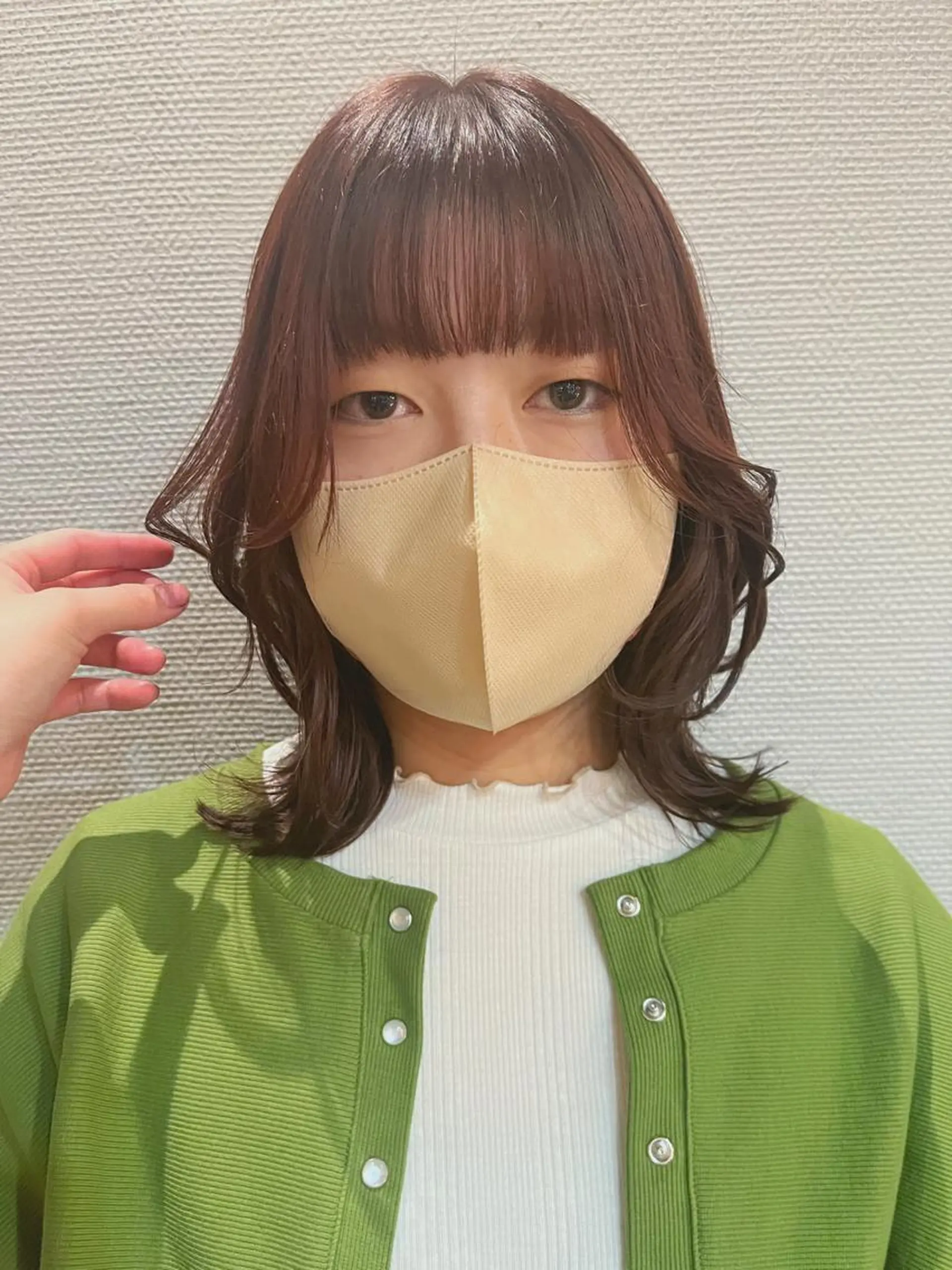 ミディアム レイヤーカット kawai rihoのヘアスタイル